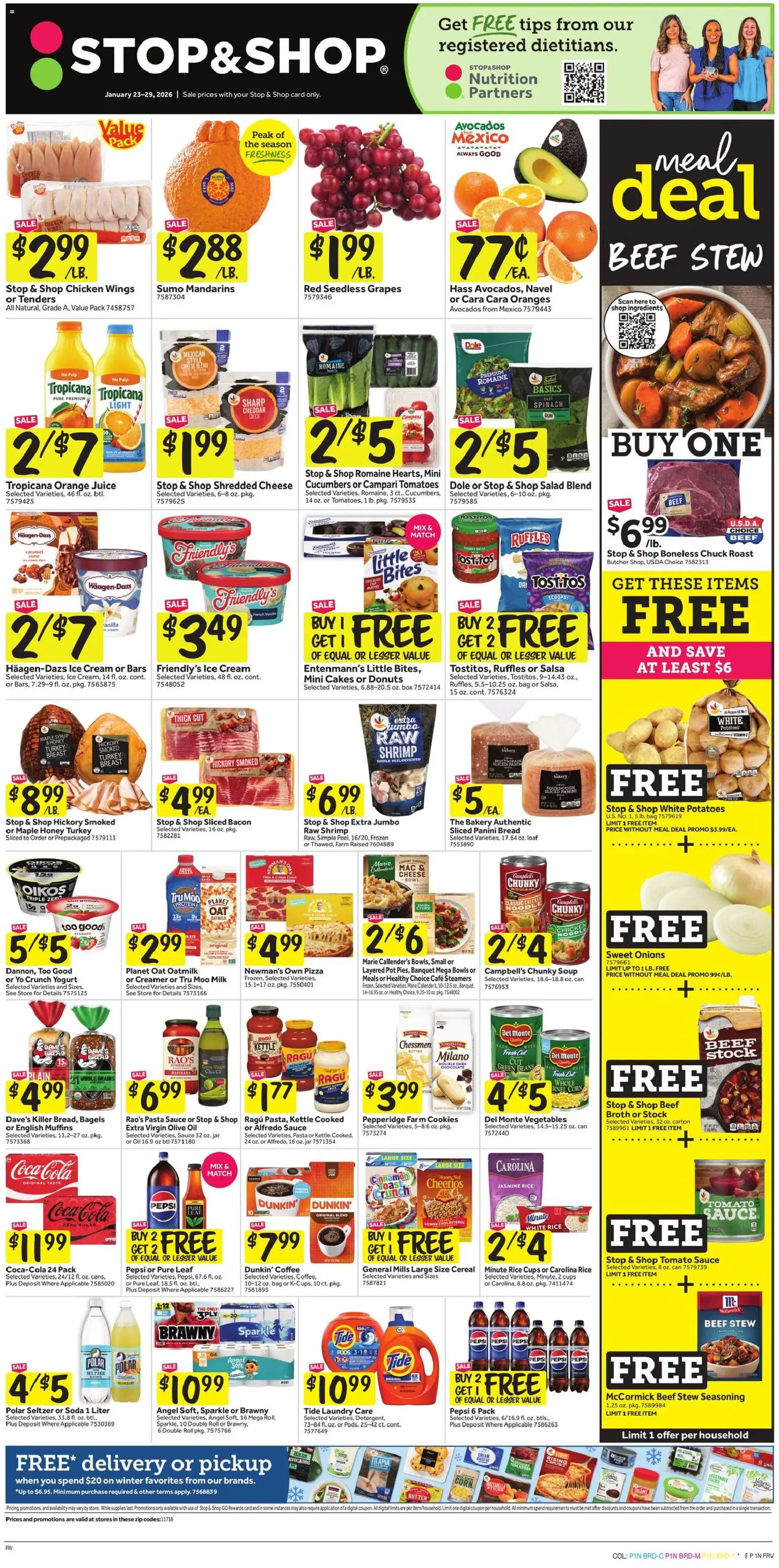 Stop & Shop Weekly Ad - valid from 23.01.2026 | Page: 1