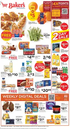Preview of Baker's weekly ads valid from 01.10.2025