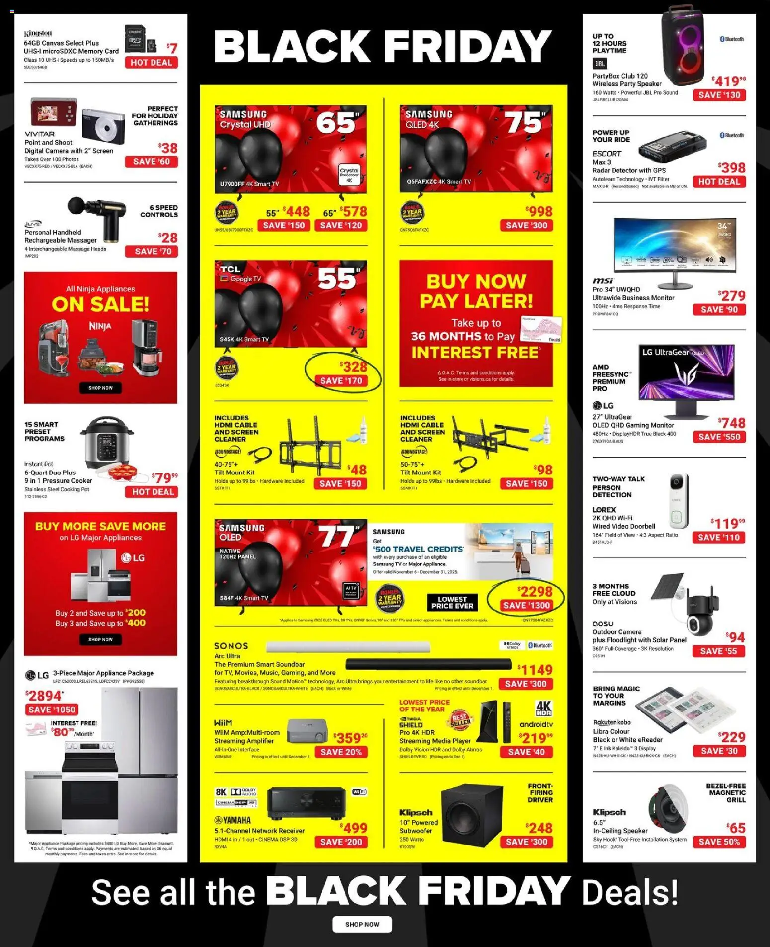 Visions flyer valid from 28.11.2025 | Page: 3 | Products: Monitor, Cable, Memory card, Grill