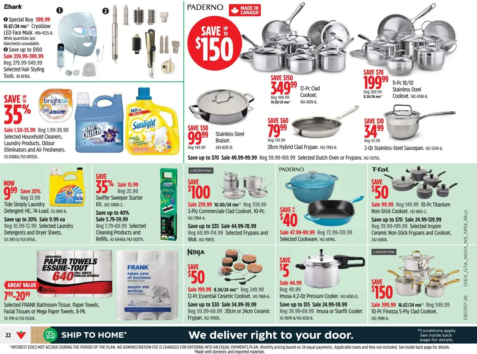 Canadian Tire flyer valid from 23.04.2026 | Page: 22 | Products: Dryer, Oven, Detergent