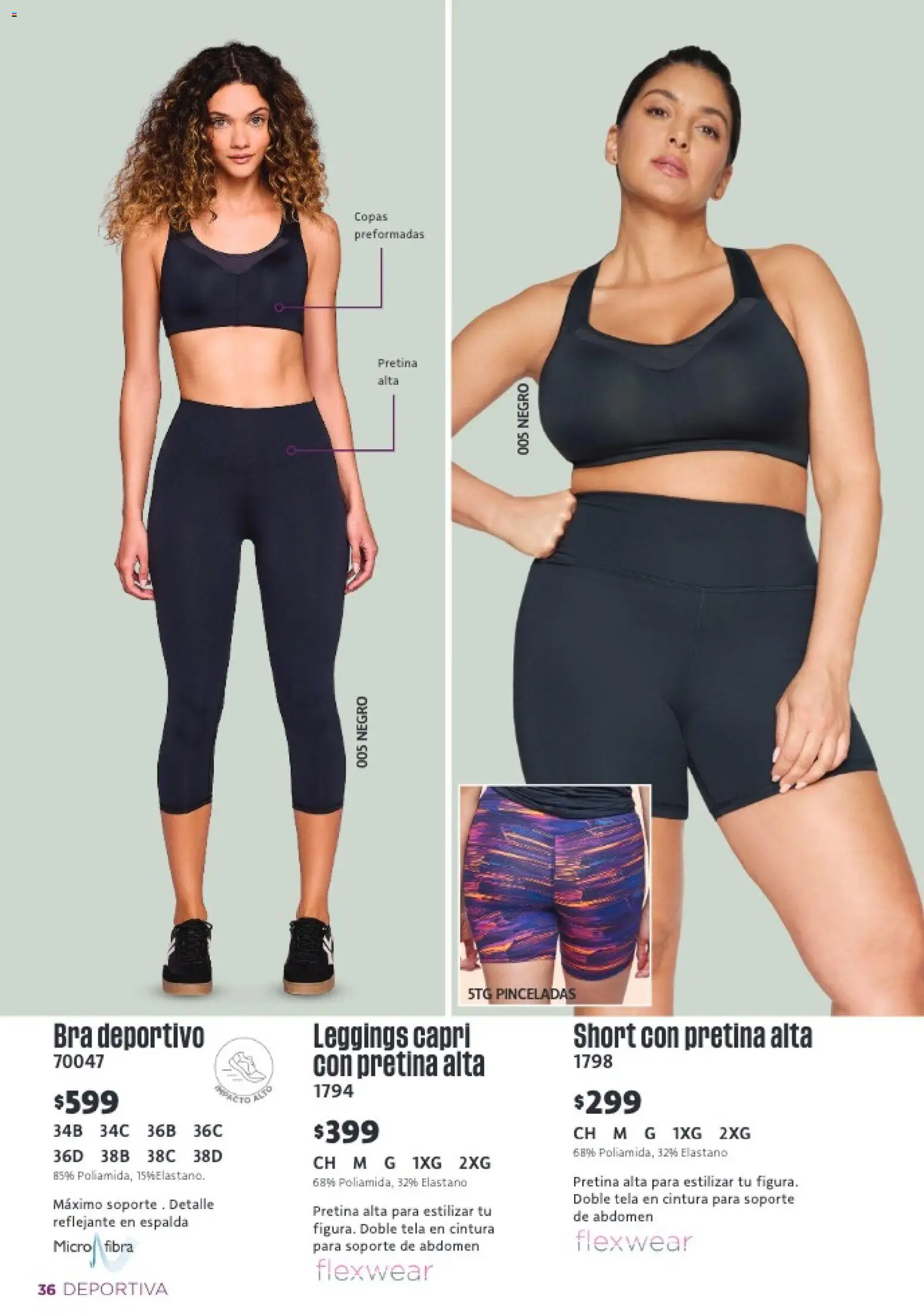 Nuevas ofertas de Ilusión válidas en toda la República Mexicana desde el 01.02.2026. ¡Encuentra las mejores ofertas en Ilusión catálogo Primavera! | Página: 38 | Productos: Leggings, Short