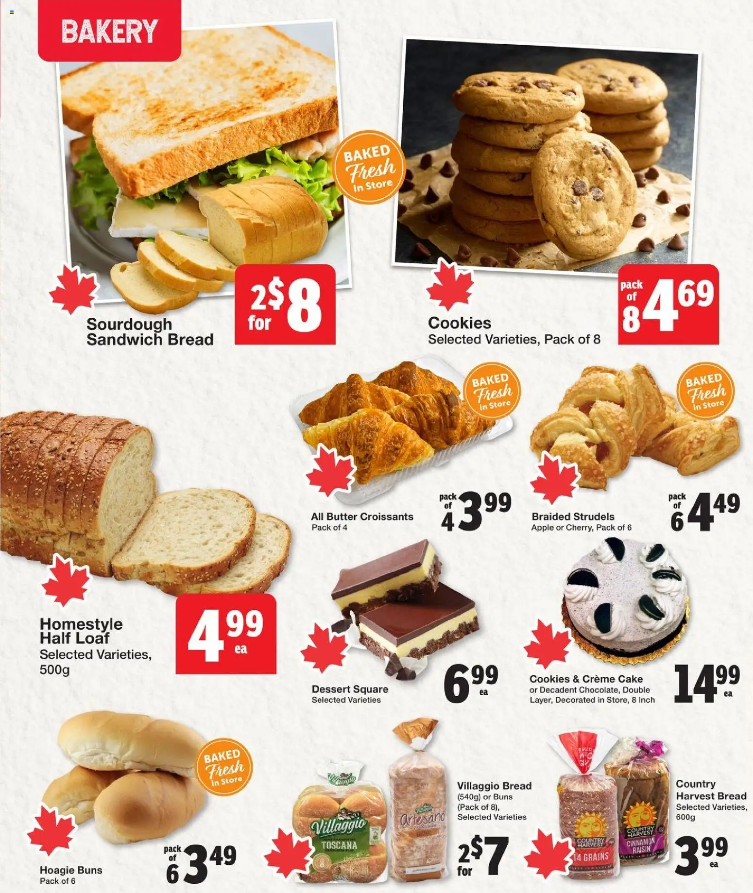 Quality Foods flyer valid from 06.11.2025 | Page: 6 | Products: Cookies, Bakery, Butter, Bread