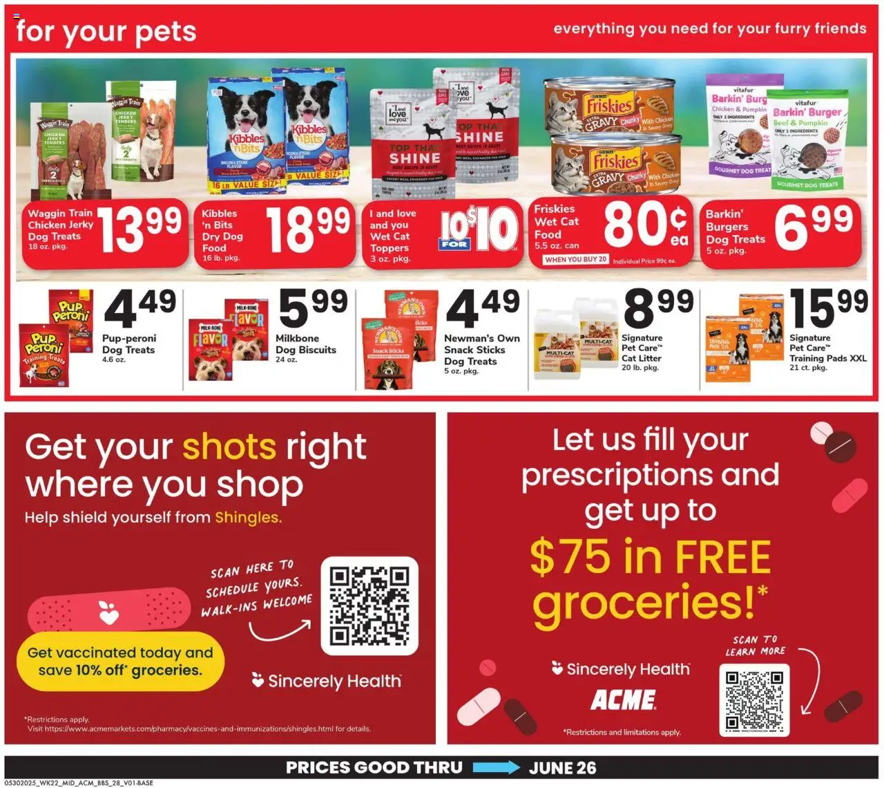 Acme Big Book of Savings - valid from 30.05.2025 | Page: 28 | Products: Cat Litter, Beef, Pads, Pumpkin