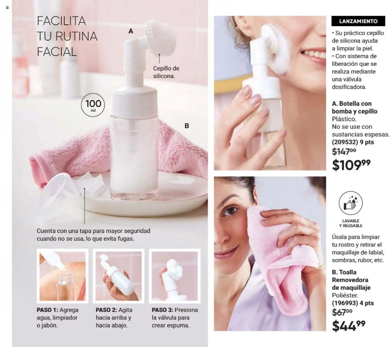 Nuevas ofertas de AVON válidas en toda la República Mexicana desde el 09.10.2025. ¡Encuentra las mejores ofertas en AVON - Casa & Estilo 16 2025! | Página: 117 | Productos: Cepillo, Válvula, Botella, Maquillaje