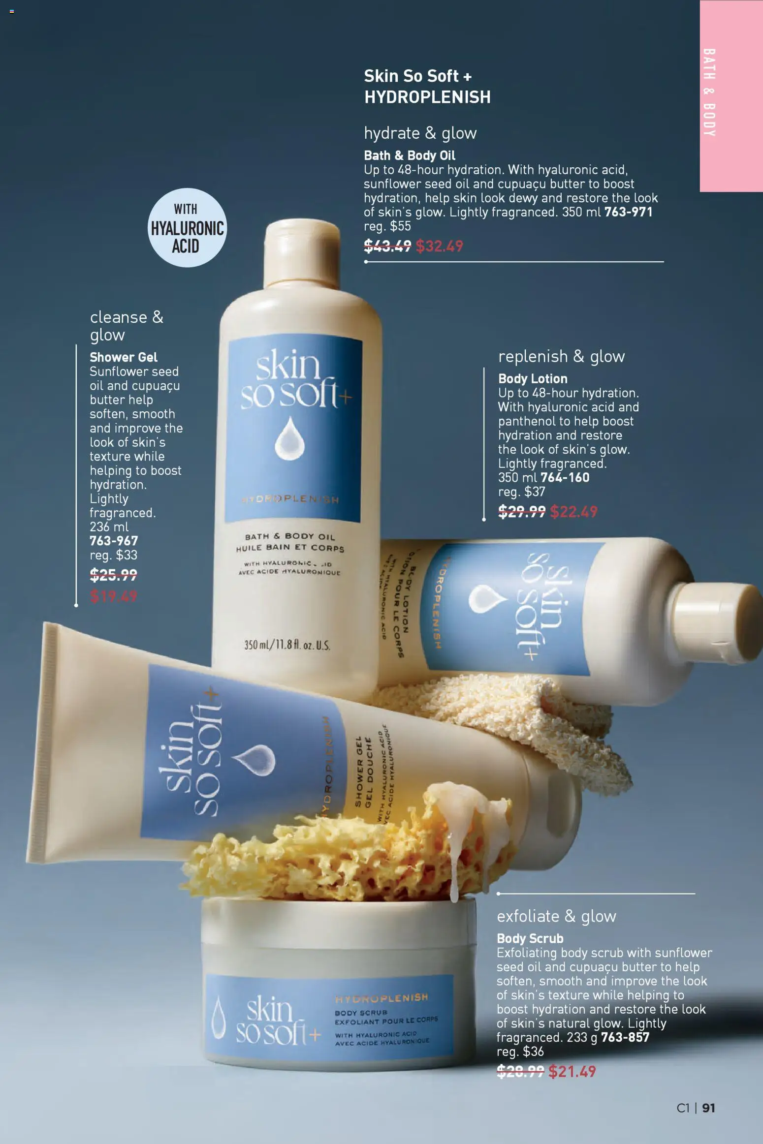 Avon flyer valid from 01.01.2026 | Page: 91 | Products: Body lotion, Bath, Shower, Oil