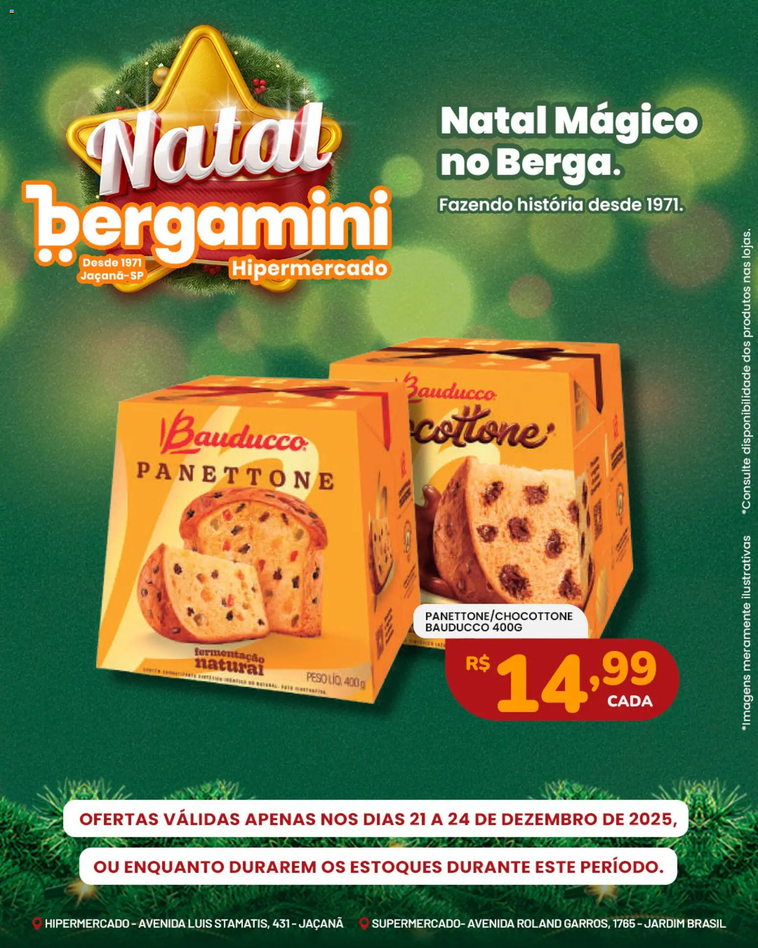 Supermercado Bergamini Folheto - válido de 21.12.2025 | Página: 8 | Produtos: Panettone