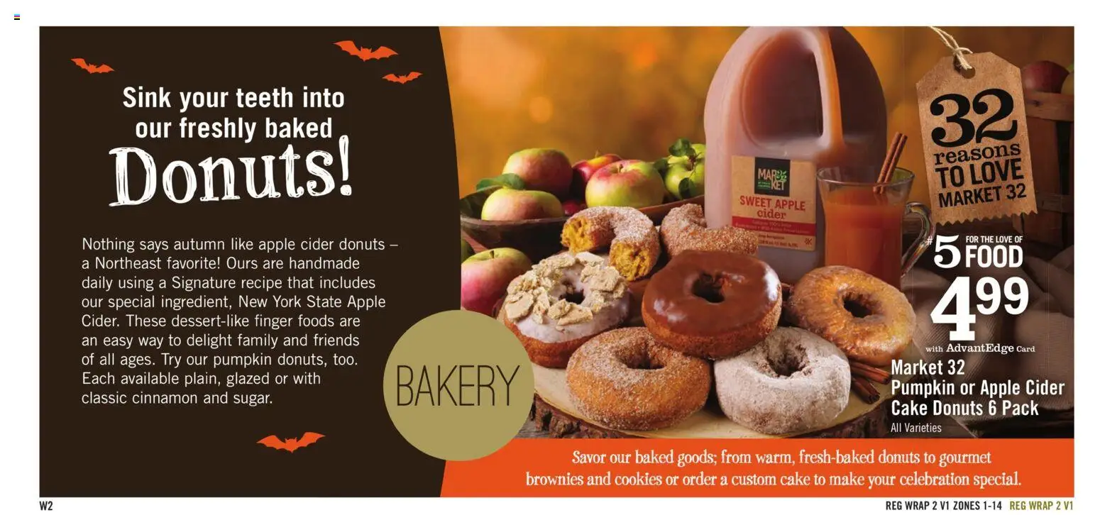 Price Chopper Weekly Ad - valid from 26.10.2025 | Page: 18 | Products: Bakery, Cider, Cookies, Pumpkin