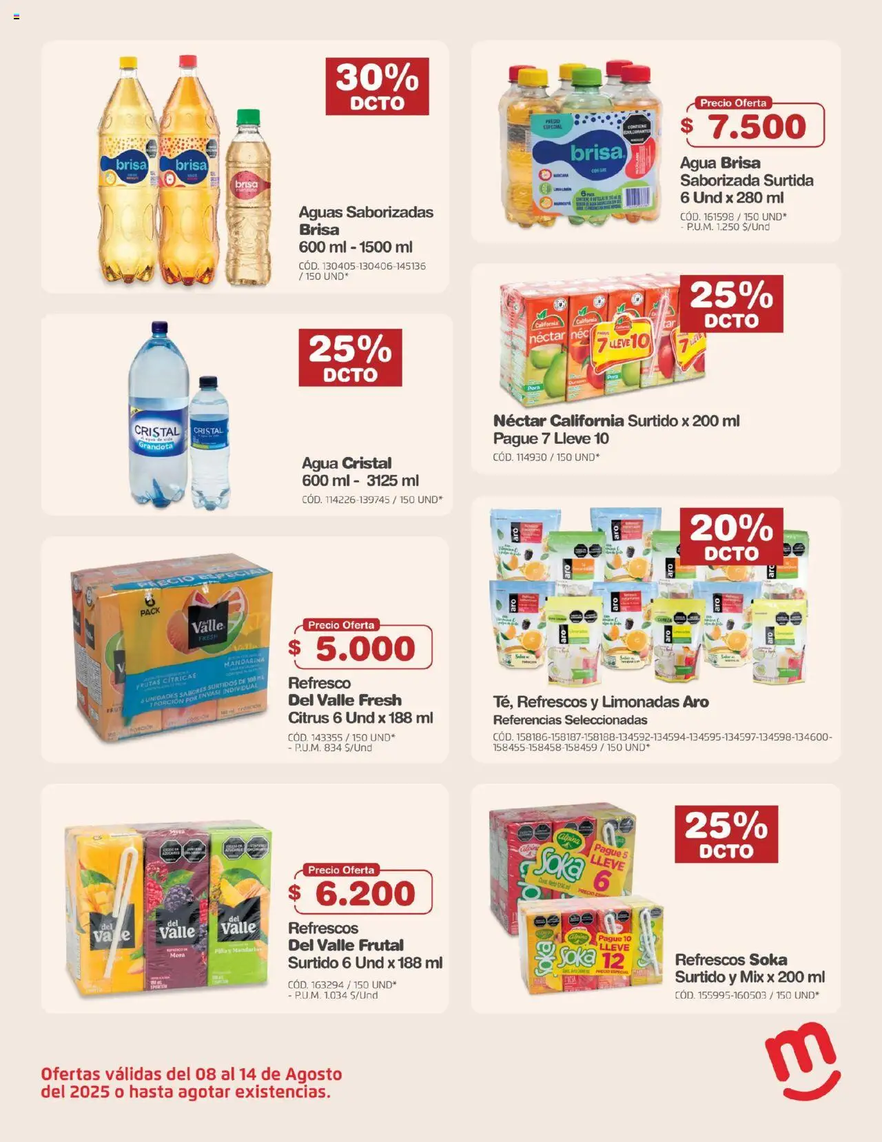 Makro revista - valida desde el 08.08.2025 | Página: 10 | Productos: Agua, Individual, Asadera, Mora