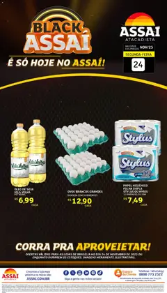 Encarte Assaí Atacadista - DF - Pré-Visualização do folheto da loja Assaí Atacadista, válido de 24.11.2025