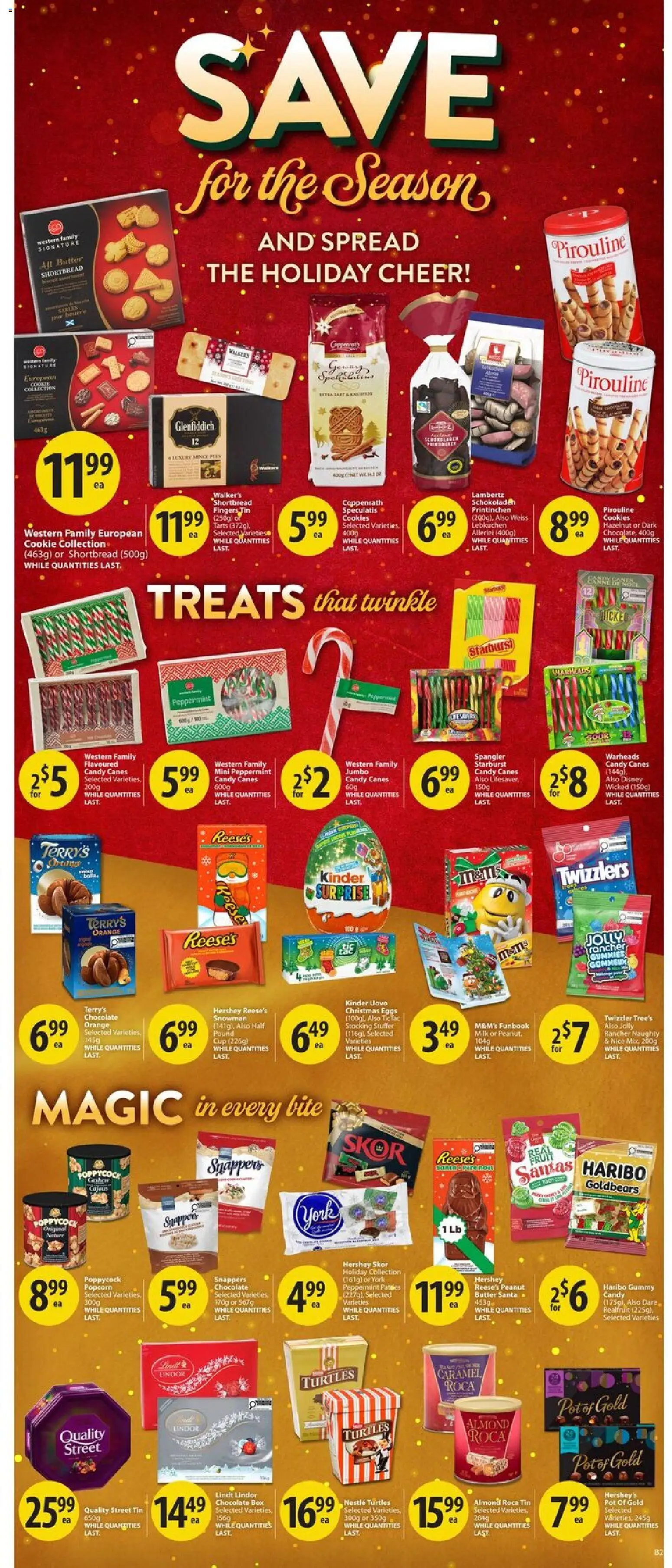 Save on foods flyer valid from 20.11.2025 | Page: 16 | Products: Milk, Butter, Eggs, Chocolate