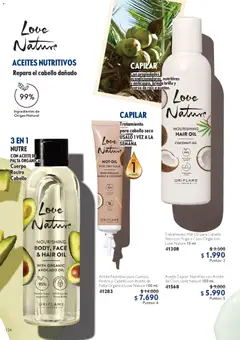 Oriflame catálogo válido desde el 14.02.2026 | Página: 124 | Productos: Brillo, Palta, Aceite