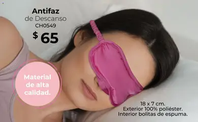 Vista previa de Colchas Concord catálogo, nuevo folleto de la tienda, válido en México a partir del 01.01.2026 | Página: 23 | Productos: Antifaz