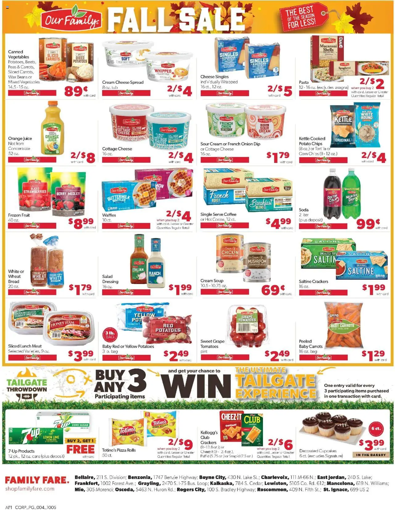 Family Fare Weekly Ad - MI - valid from 05.10.2025 | Page: 5 | Products: Strawberries, Lime, Onion, Kettle
