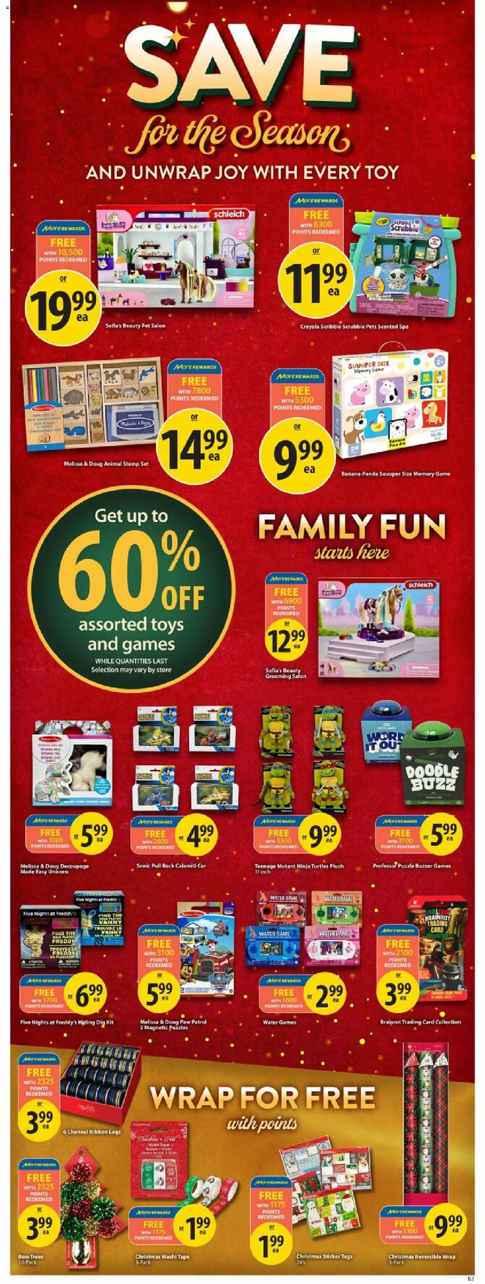 Save on foods flyer valid from 20.11.2025 | Page: 27 | Products: Game, Bra