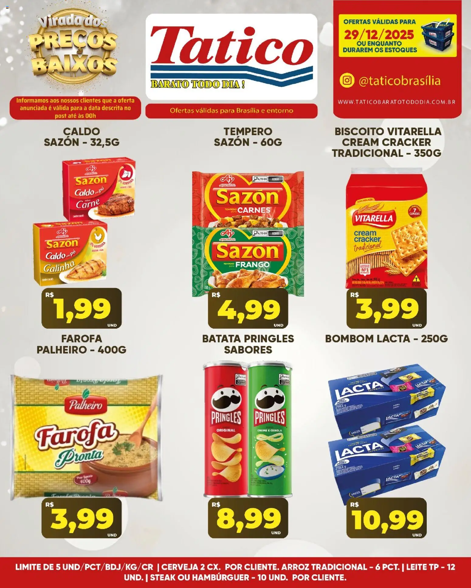 Tatico Folheto - válido de 30.12.2025 | Página: 22 | Produtos: Biscoito, Leite, Hambúrguer, Bombom