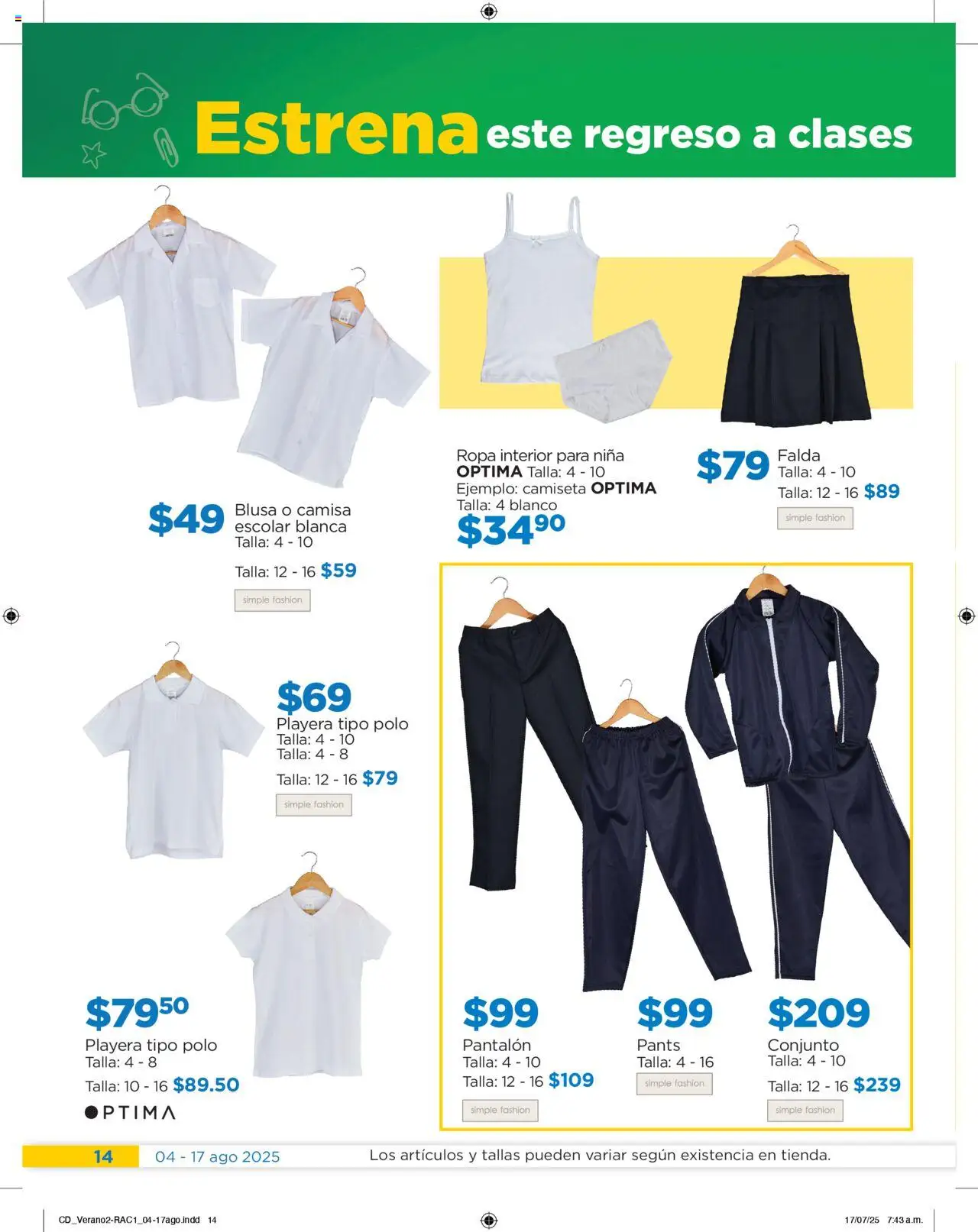 Nuevas ofertas de Chedraui válidas en toda la República Mexicana desde el 04.08.2025. ¡Encuentra las mejores ofertas en Chedraui - Promociones! | Página: 14 | Productos: Playera, Conjunto, Camiseta, Pants