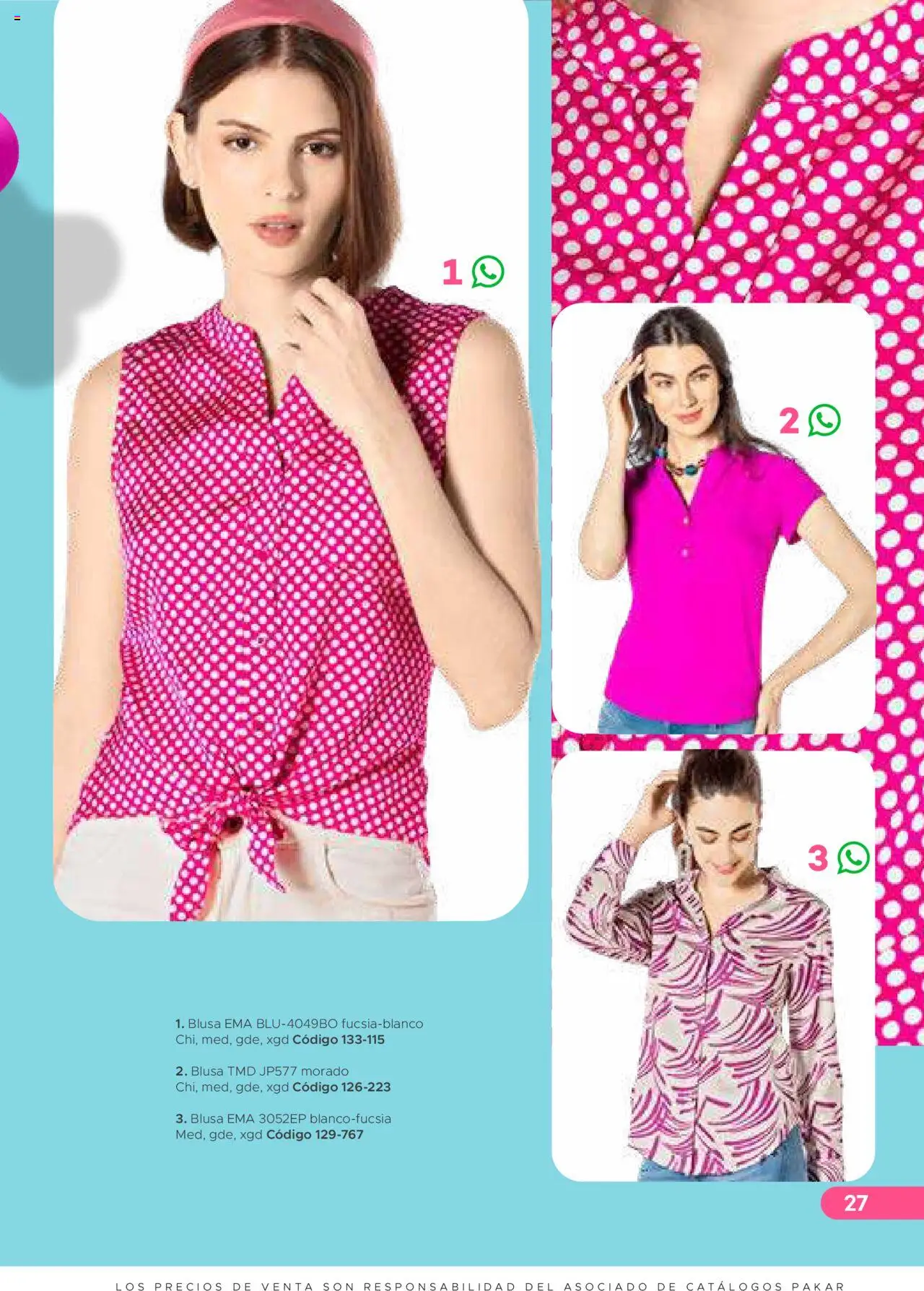 Nuevas ofertas de SC Pakar válidas en toda la República Mexicana desde el 31.01.2025. ¡Encuentra las mejores ofertas en SC Pakar catálogo Ropa! | Página: 27 | Productos: Blusa