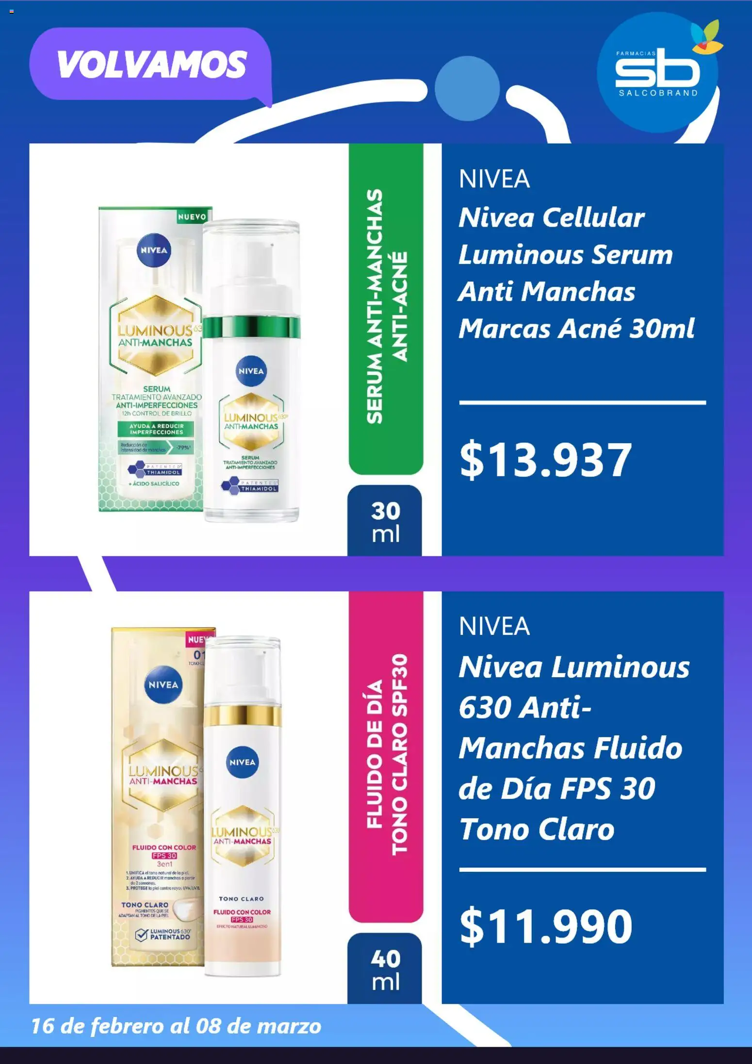 Salcobrand ofertas  │ válido desde el 16.02.2026 | Página: 5 | Productos: Brillo, Serum