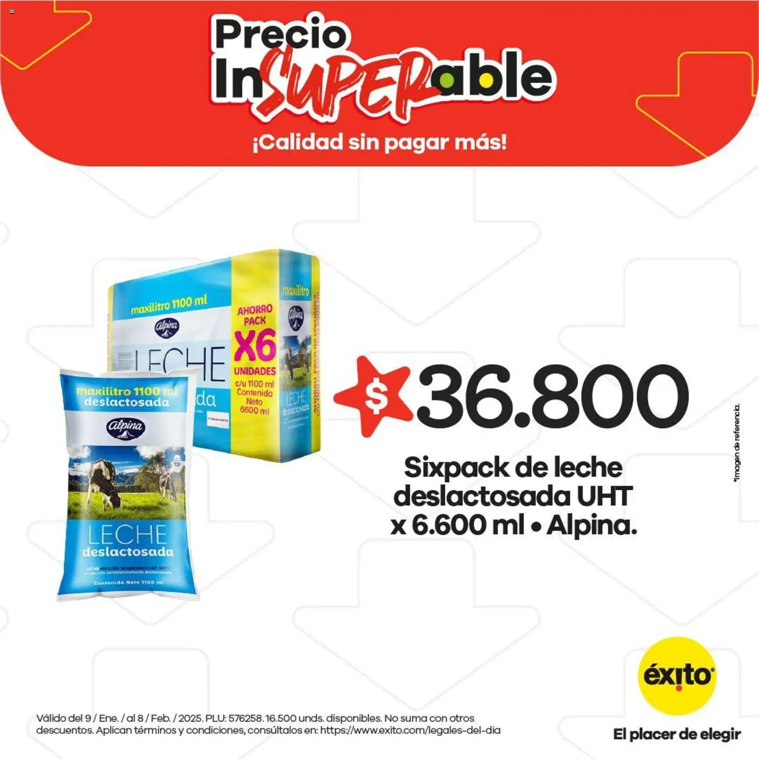 Éxito revista - valida desde el 09.01.2026 | Página: 4 | Productos: Zuecos, Leche