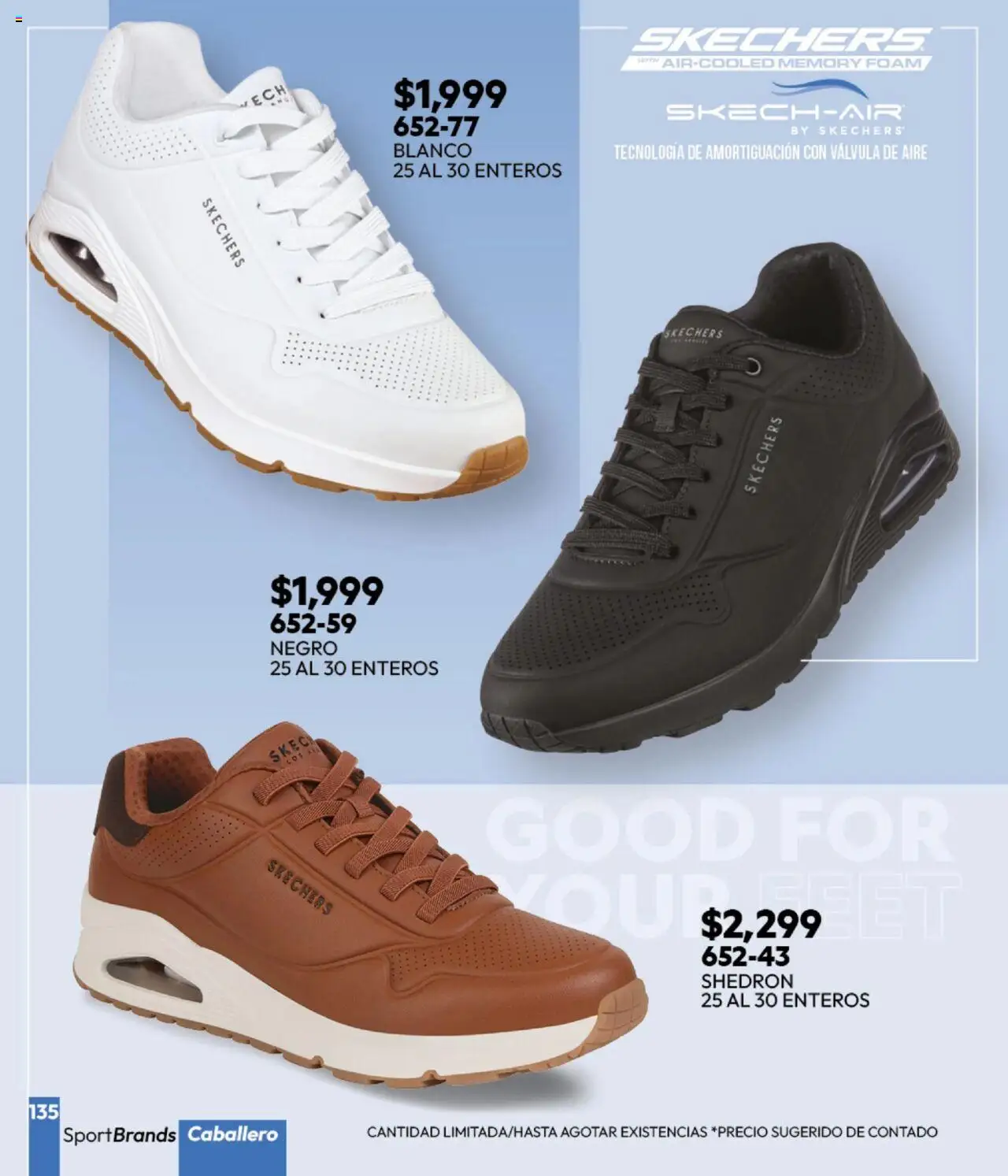 Nuevas ofertas de Cklass válidas en toda la República Mexicana desde el 16.09.2025. ¡Encuentra las mejores ofertas en Cklass - Catálogo Invierno Sportbrands! | Página: 136 | Productos: Válvula