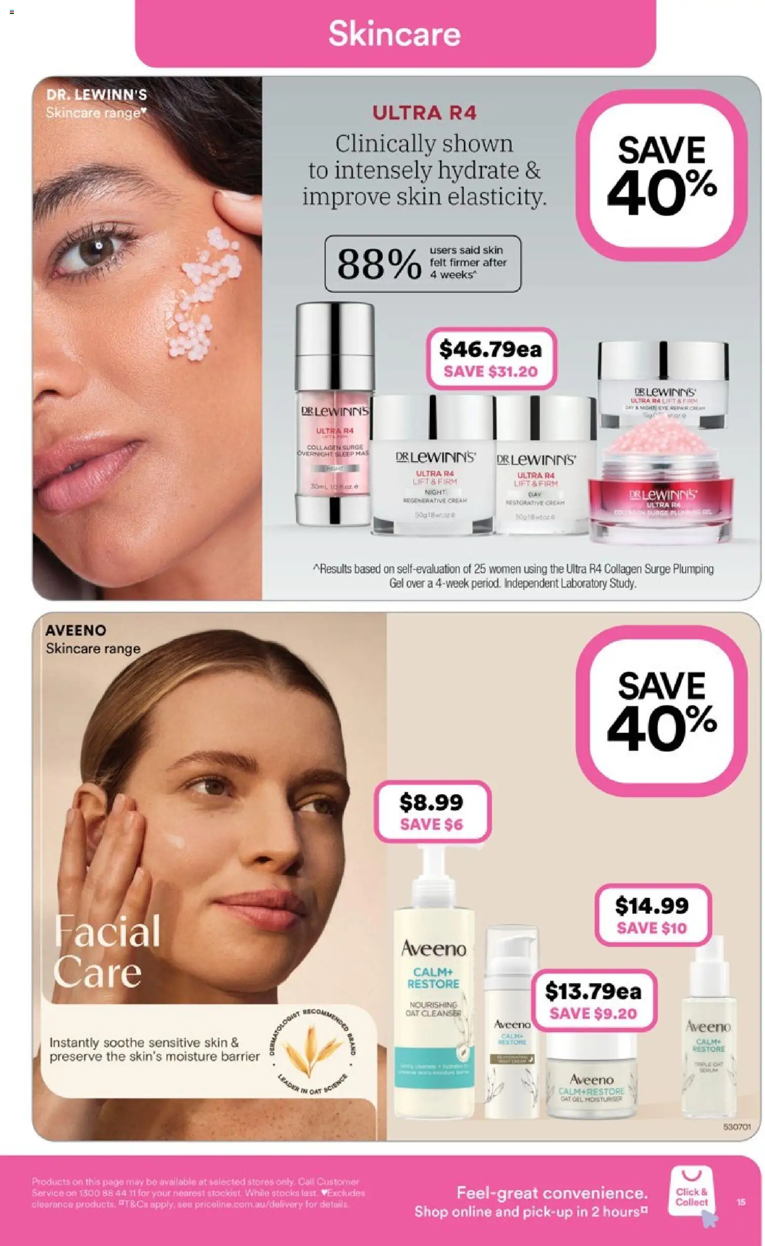 Priceline Pharmacy catalogue - valid from 05.02.2026 | Page: 15 | Products: Moisturiser, Cream, Collagen, Sensitive skin