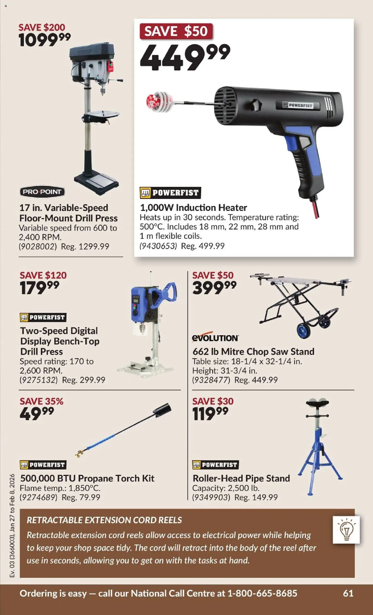 Princess Auto flyer valid from 27.01.2026 | Page: 69 | Products: Table