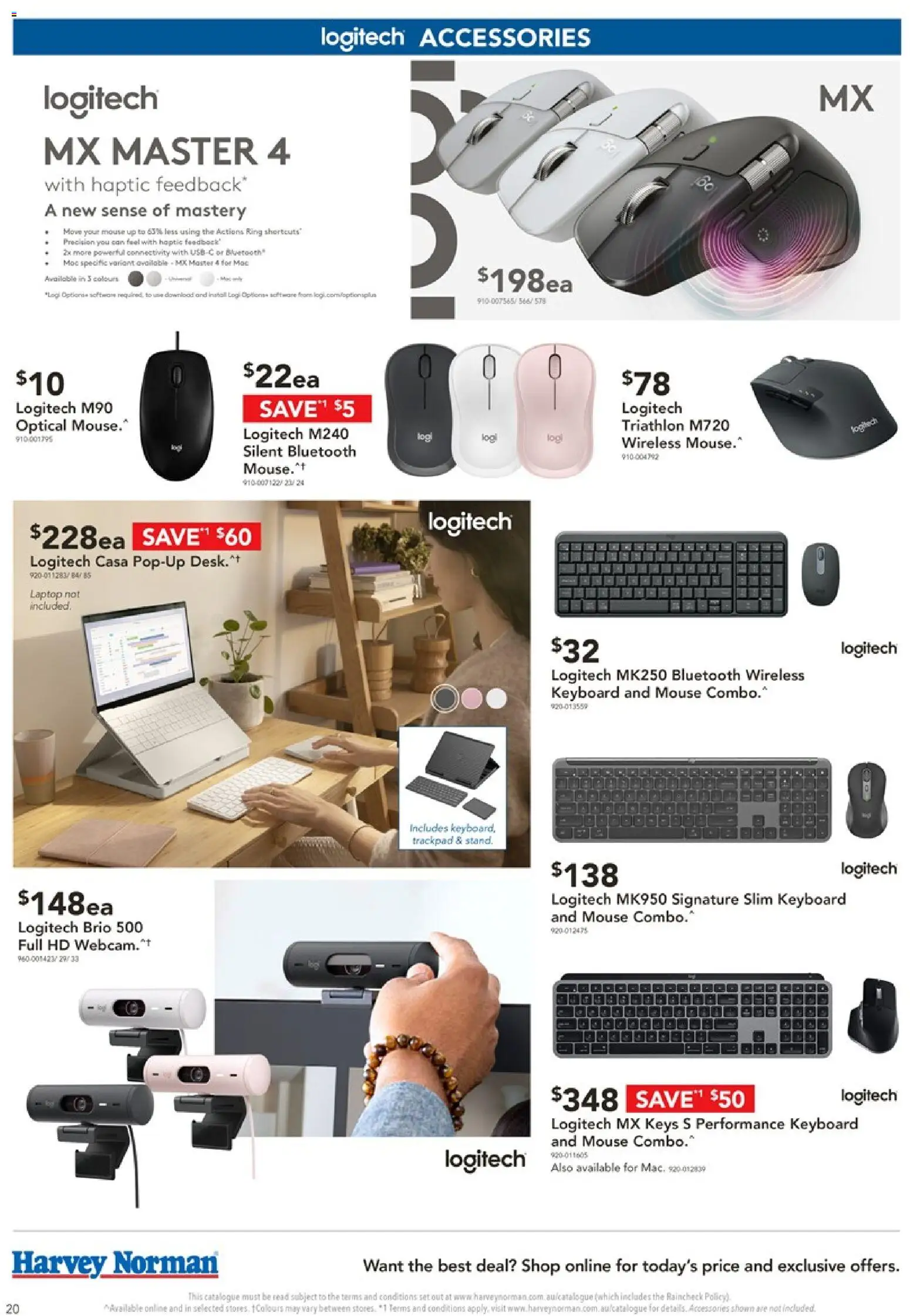 Harvey Norman catalogue - valid from 19.02.2026 | Page: 20 | Products: Accessories, Mouse, Laptop, Webcam
