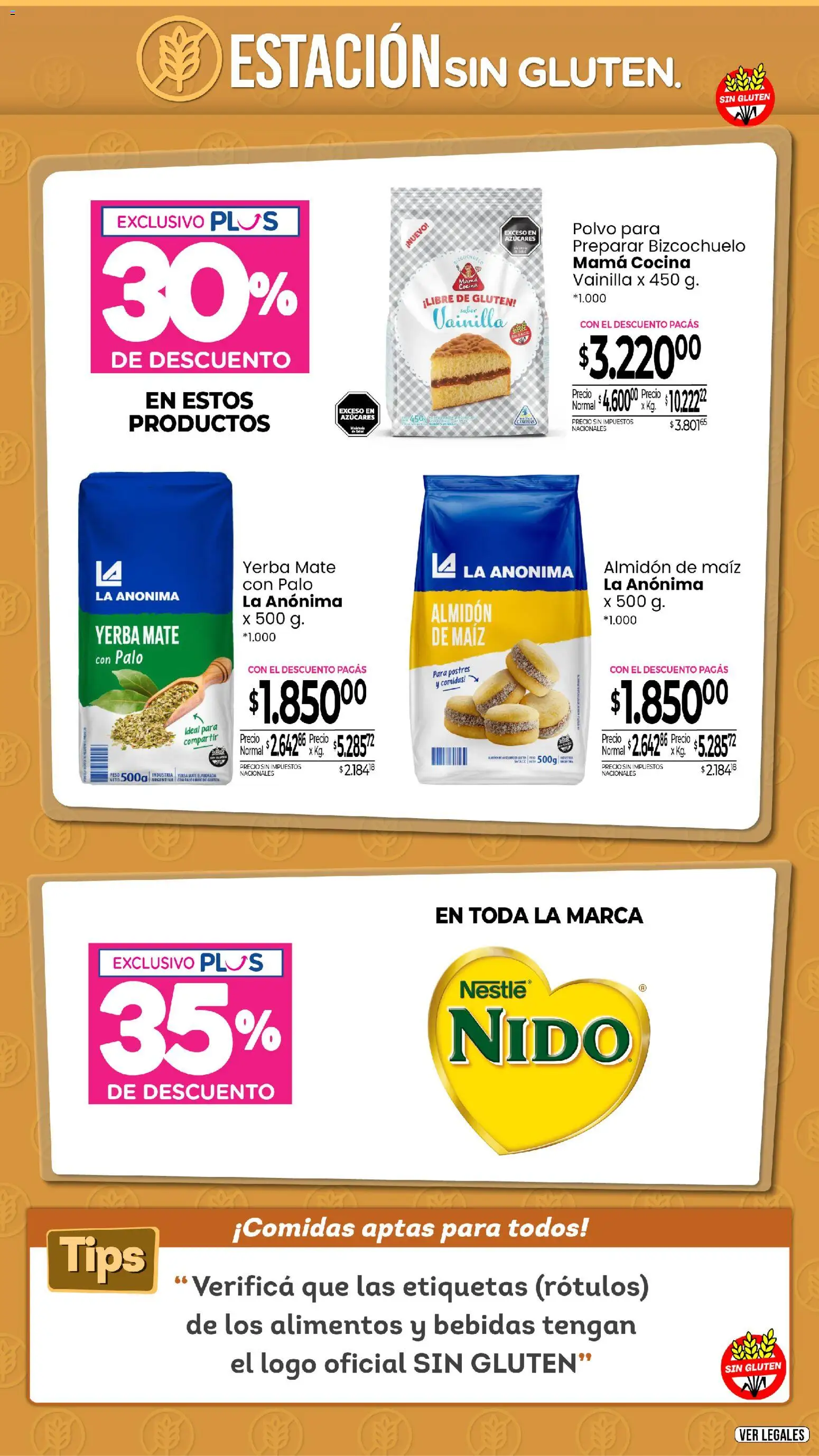 La Anonima - catalogos-masivos - libre-gluten │ válido desde el 30.10.2025 | Página: 2 | Productos: Mate, Cocina, Yerba, Polvo
