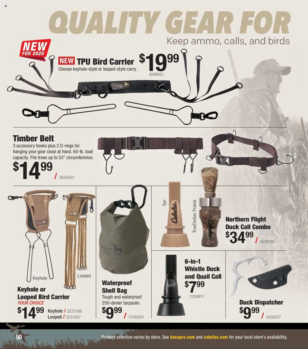 Cabela's Waterfowl 25 - valid from 01.10.2025 | Page: 50 | Products: Belt, Bag