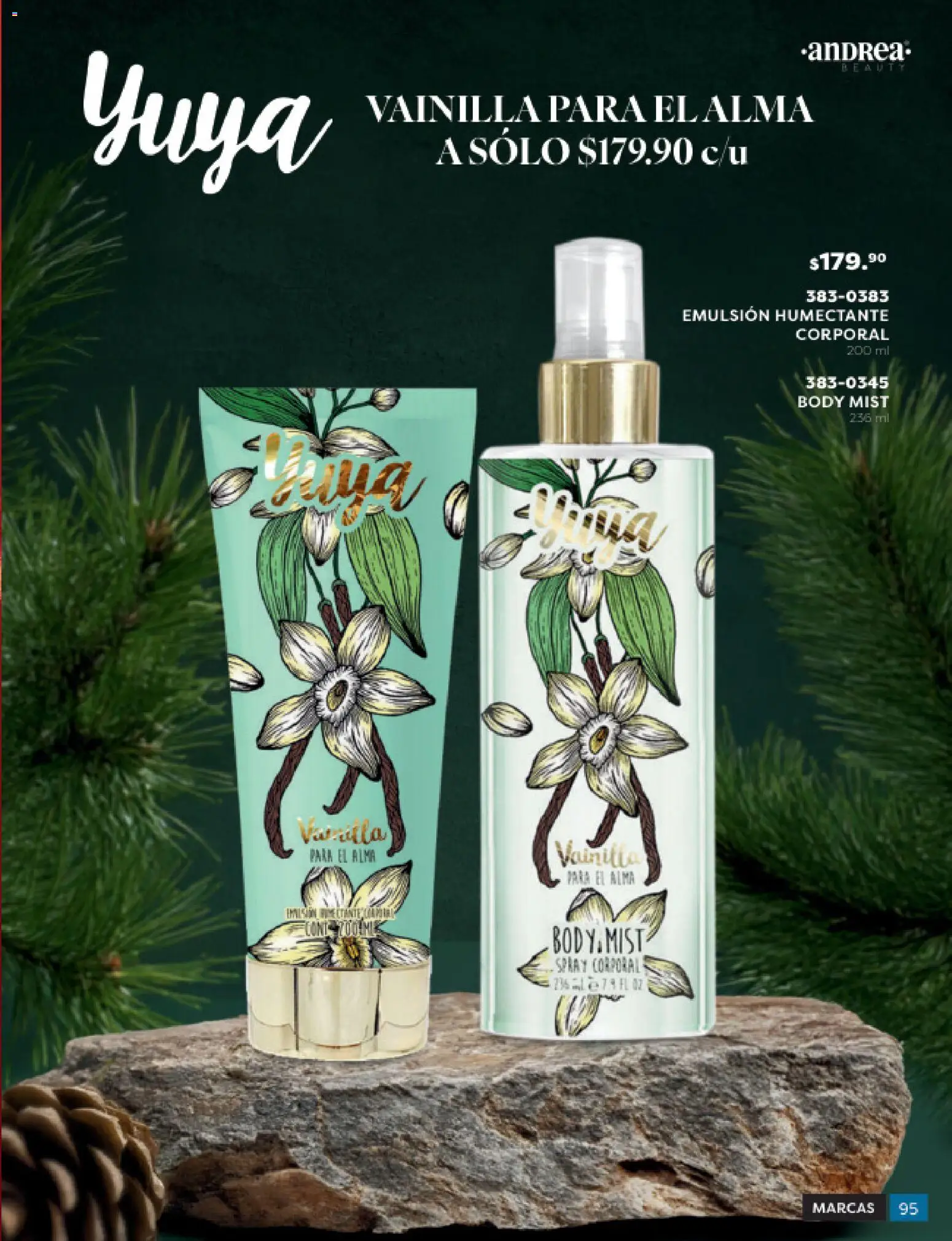 Nuevas ofertas de Andrea válidas en toda la República Mexicana desde el 31.10.2025. ¡Encuentra las mejores ofertas en Andrea catálogo Beauty! | Página: 95 | Productos: Emulsión, Body