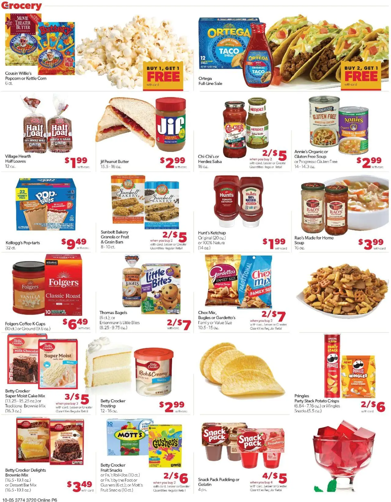 Family Fare Weekly Ad - IA - valid from 05.10.2025 | Page: 12 | Products: Butter, Microwave, Lemon, Chocolate Chip