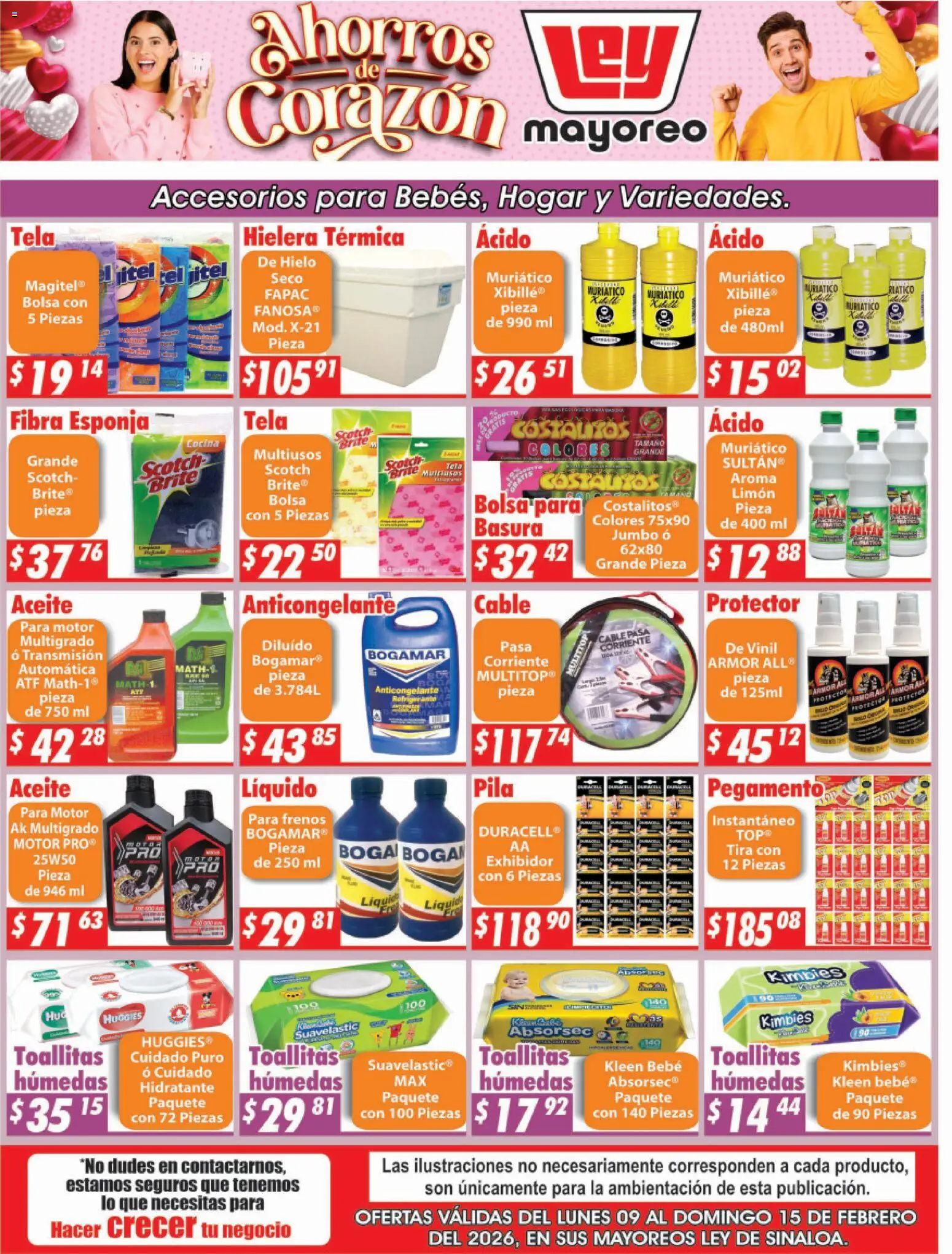 Nuevas ofertas de Casa Ley válidas en toda la República Mexicana desde el 09.02.2026. ¡Encuentra las mejores ofertas en Casa Ley folleto Sinaloa! | Página: 1