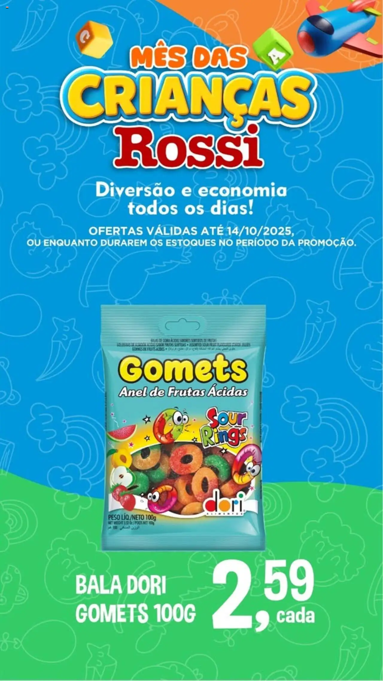 Rossi Supermercados Folheto - válido de 09.10.2025 | Página: 5 | Produtos: Anel, Bala