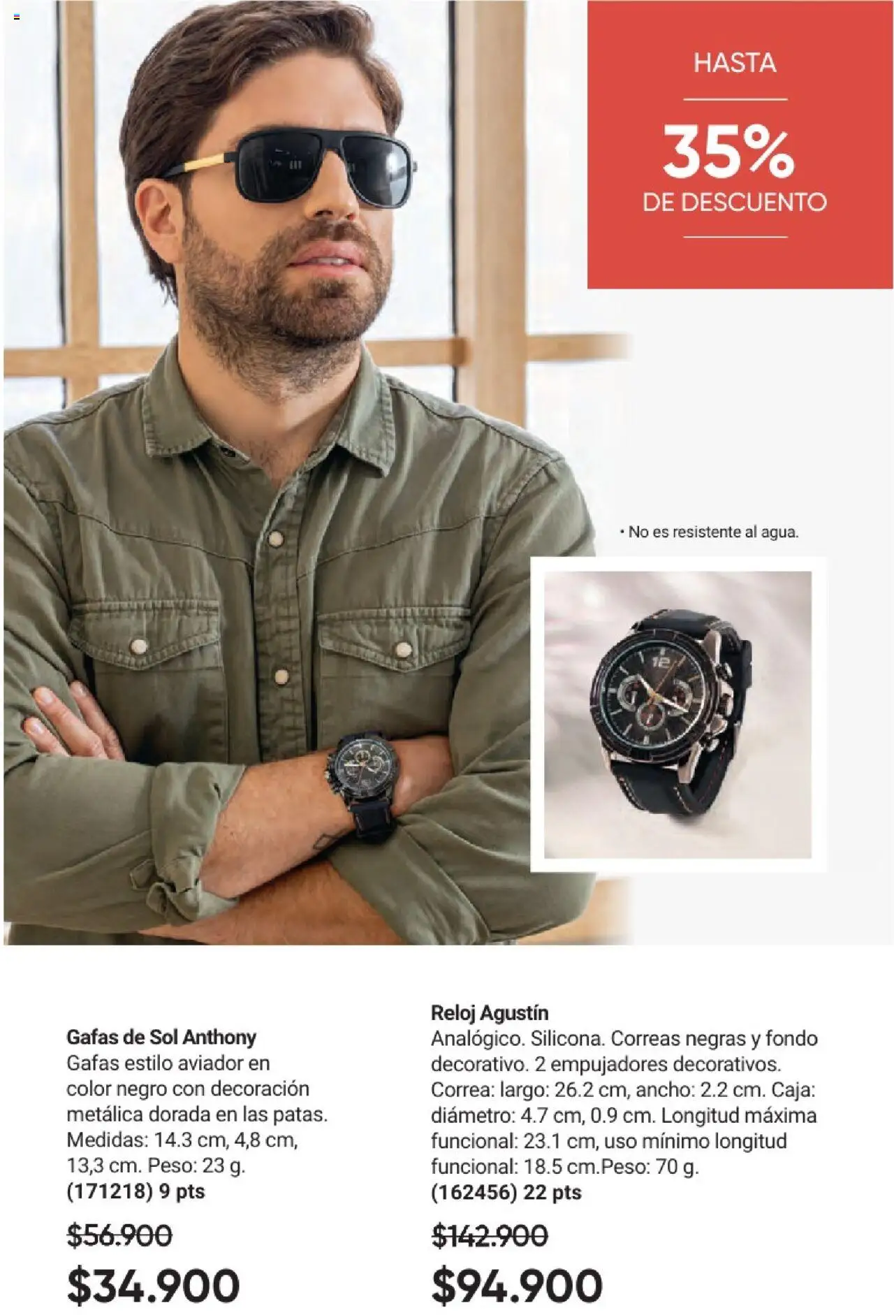 Avon revista - valida desde el 18.06.2025 | Página: 66 | Productos: Reloj, Gafas de sol, Peso, Caja