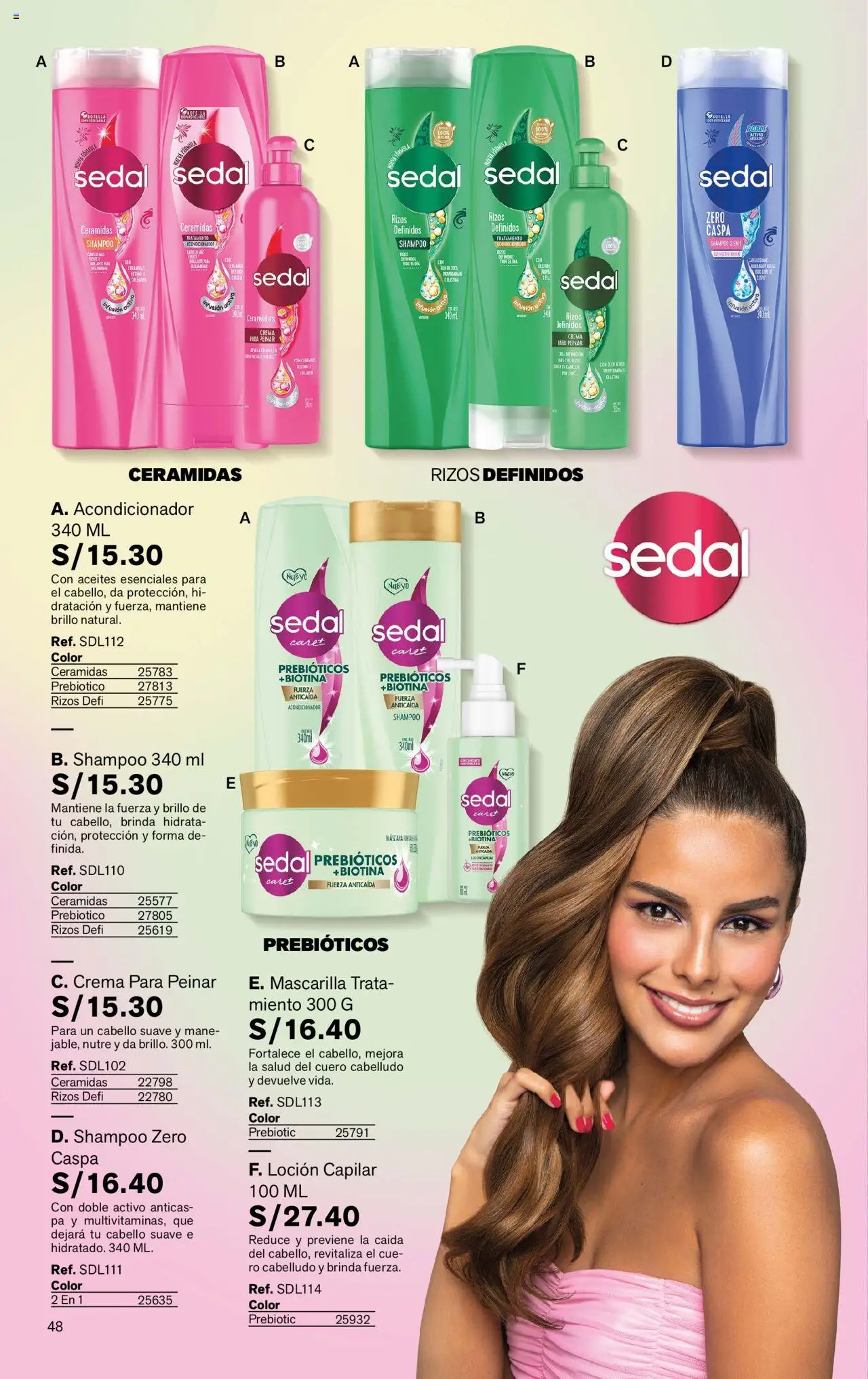 Catálogo Leonisa válido desde 24.06.2025 | Página: 48 | Productos: Máscara, Shampoo, Acondicionador, Crema