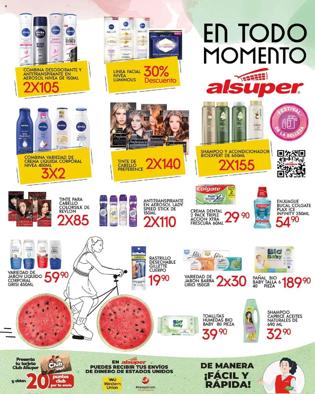 Nuevas ofertas de Alsuper válidas en toda la República Mexicana desde el 14.10.2025. ¡Encuentra las mejores ofertas en Alsuper - Folleto Chihuauha Estado! | Página: 8 | Productos: Crema, Rastrillo, Barra, Jabón