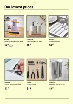 Preview of IKEA catalogue  - valid from 20.03.2026 | Page: 3 | Products: Cutlery, Bath, Coffee, Press