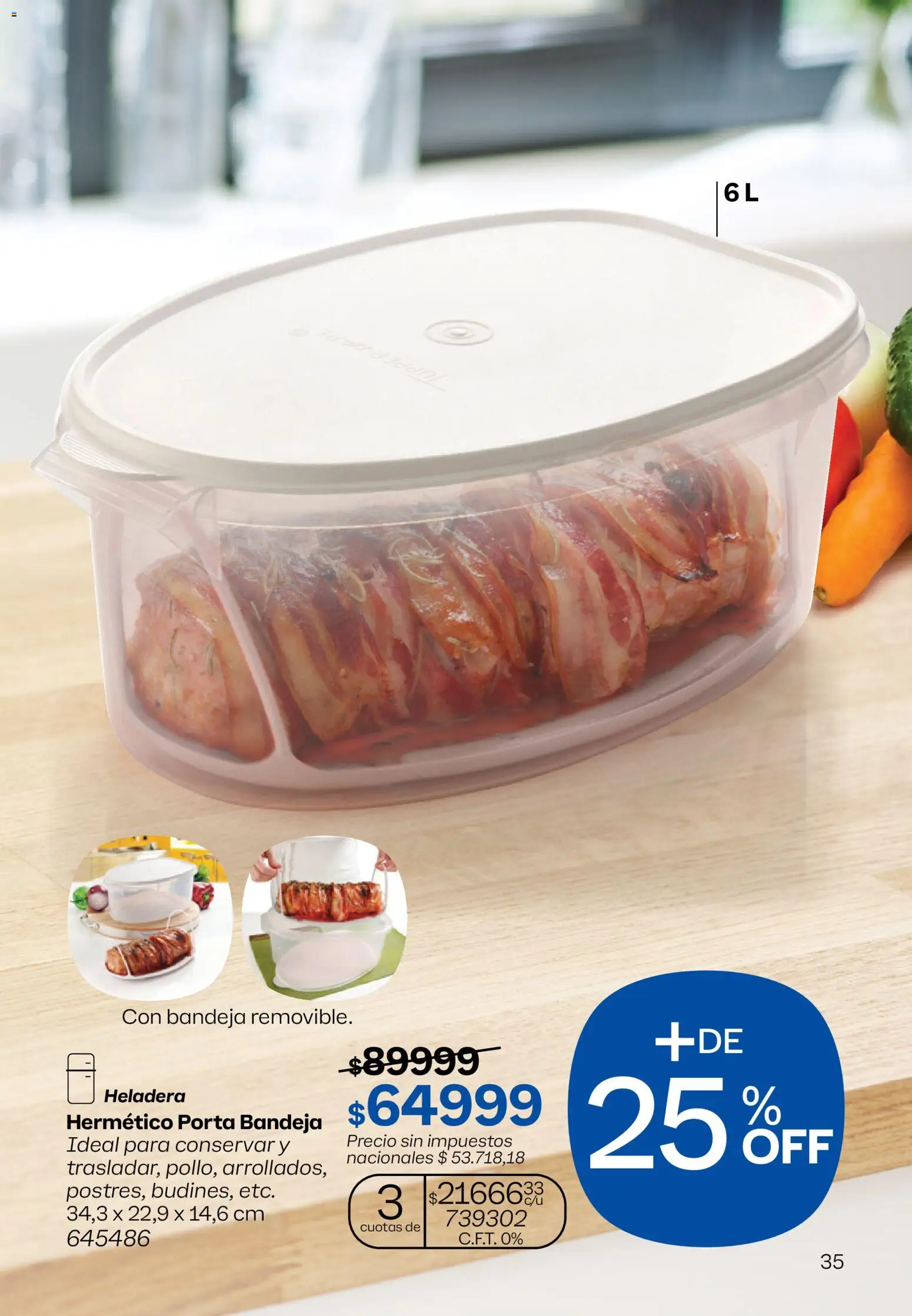 Tupperware Black Friday │ válido desde el 27.11.2025 | Página: 36 | Productos: Bandeja, Heladera