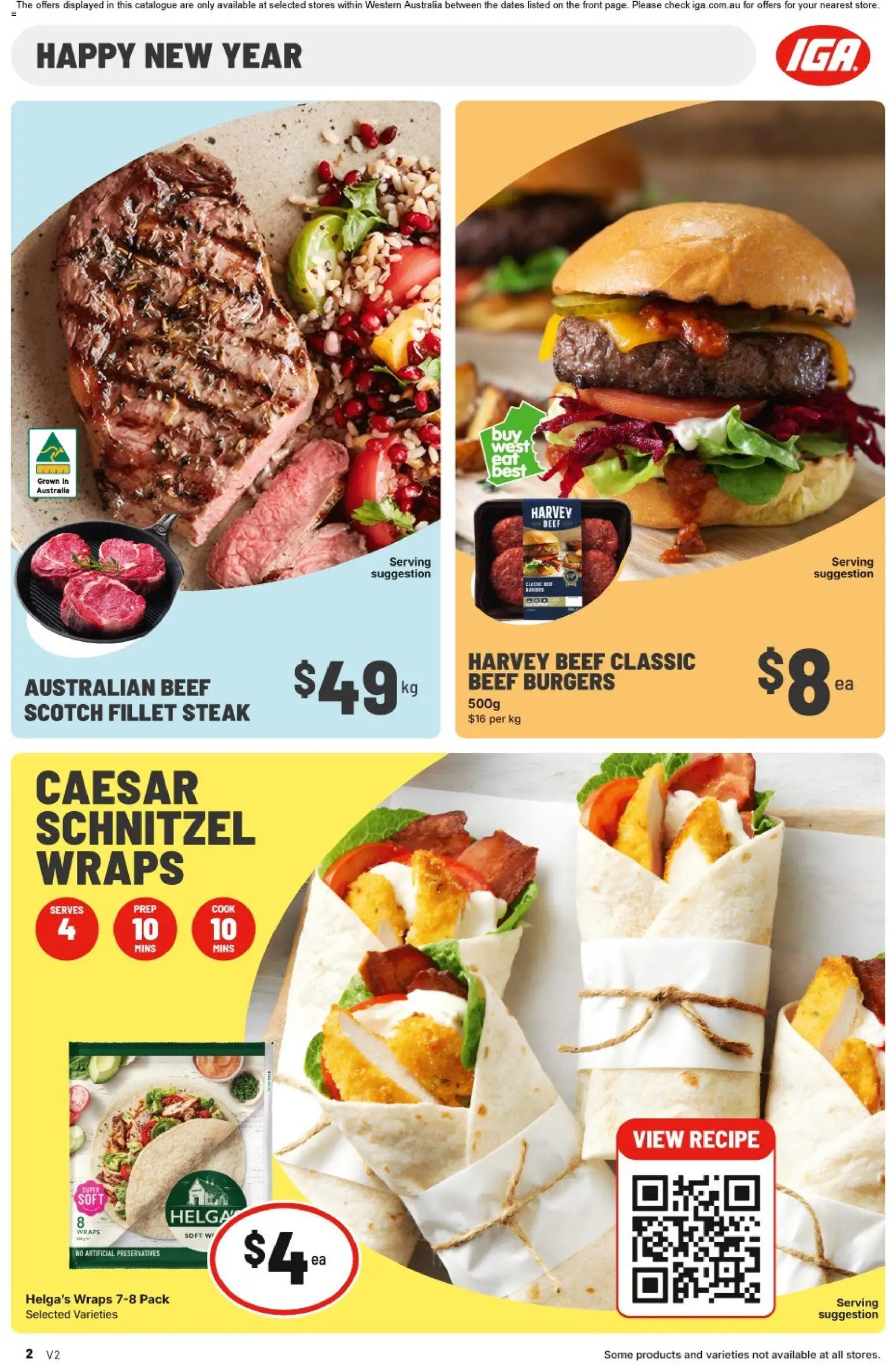 IGA catalogue - valid from 24.12.2025 | Page: 2 | Products: Beef, Steak, Scotch
