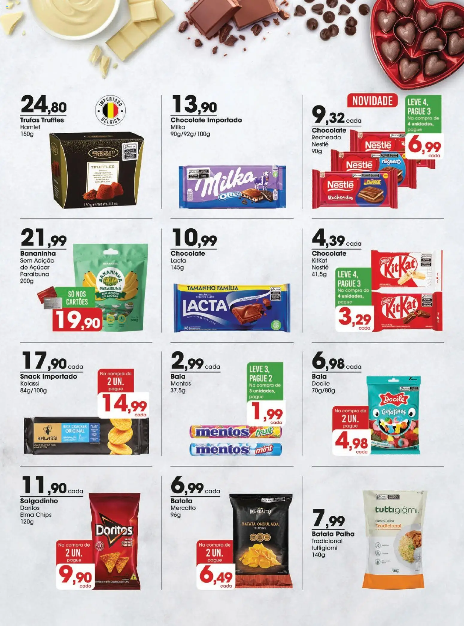 Zaffari Folheto - válido de 18.11.2025 | Página: 7 | Produtos: Elma Chips, Batata palha, Batata, Bala