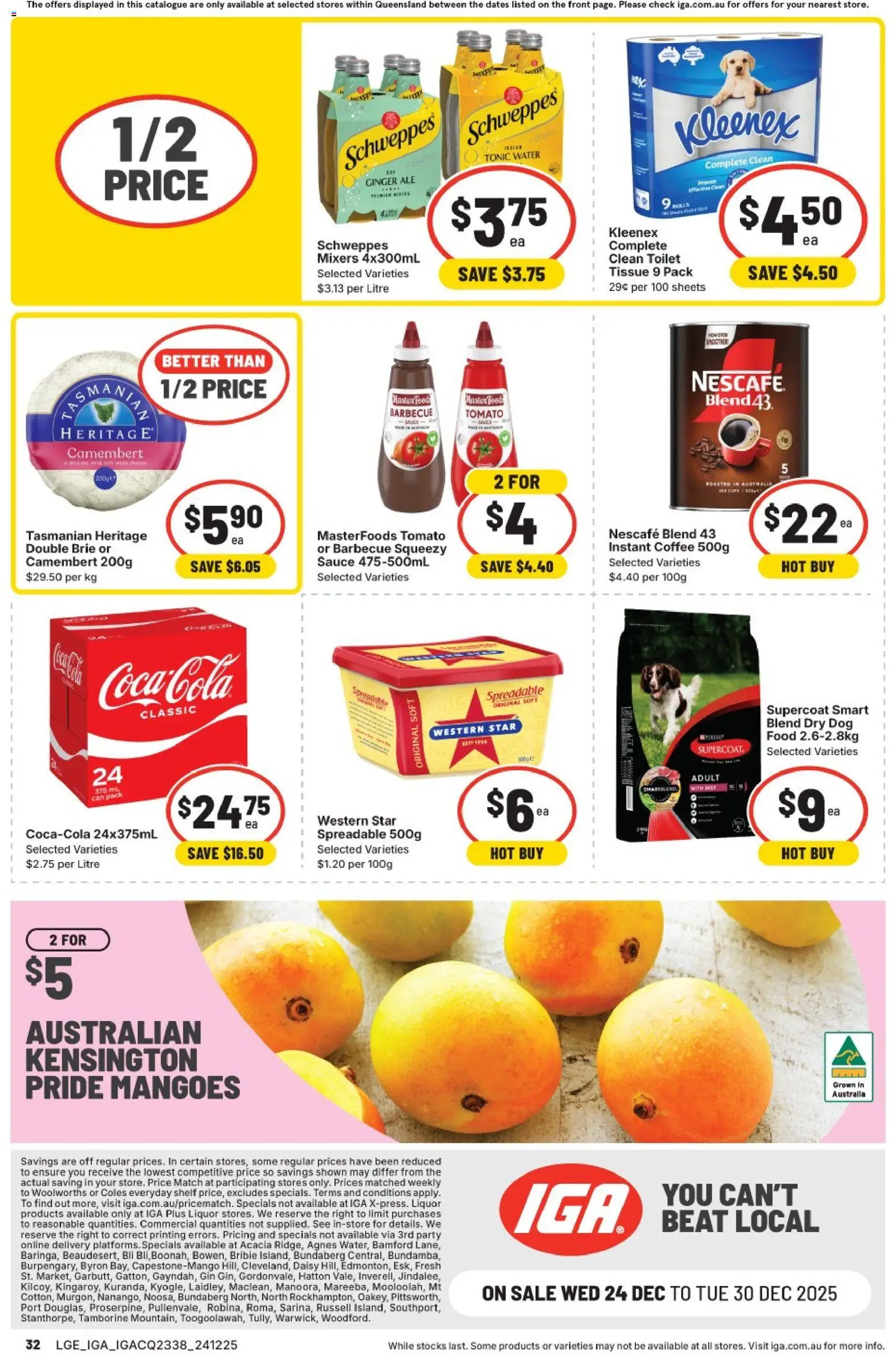 IGA catalogue - valid from 24.12.2025 | Page: 35 | Products: Coffee, Ginger, Water, Nescafe