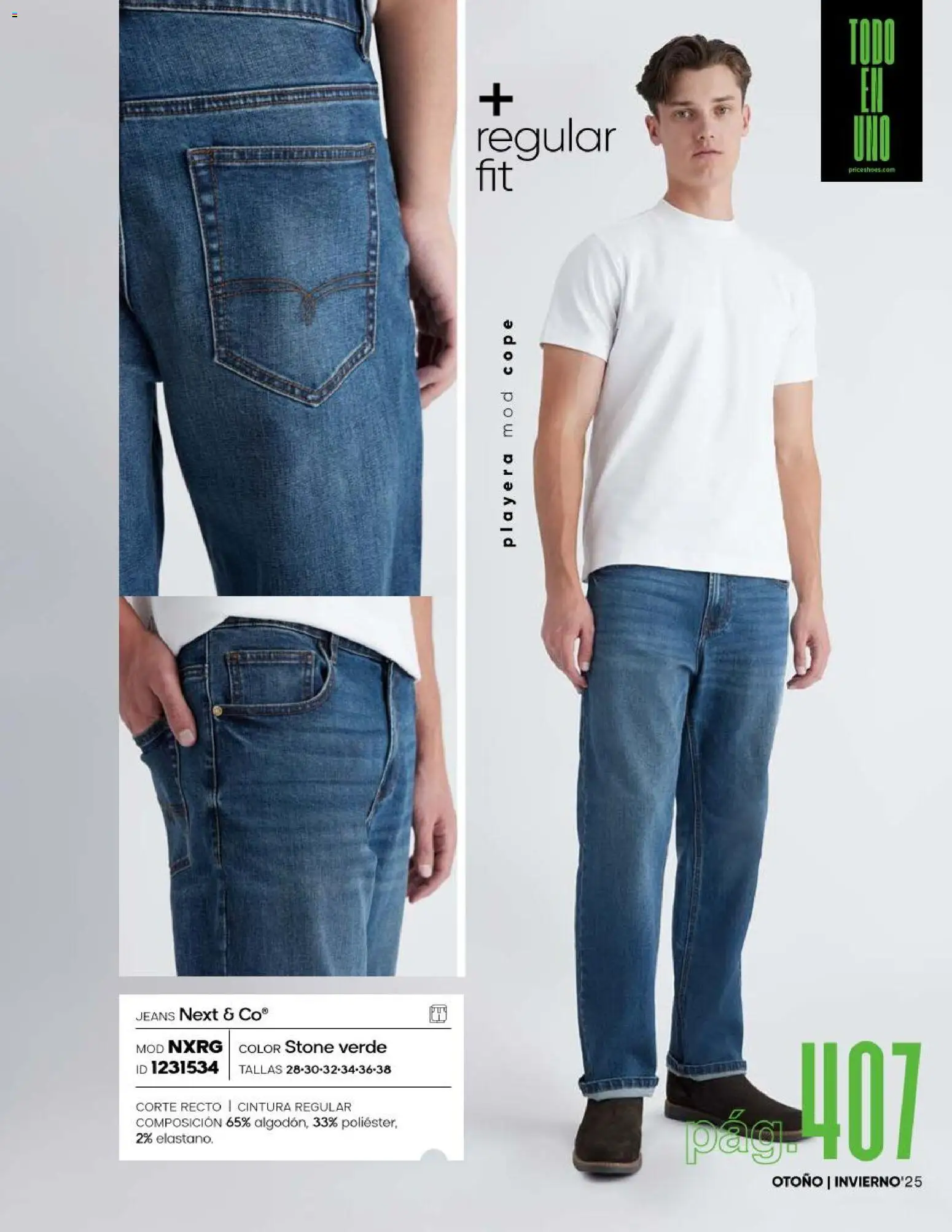 Nuevas ofertas de Price Shoes válidas en toda la República Mexicana desde el 27.10.2025. ¡Encuentra las mejores ofertas en Price Shoes catálogo Todo en uno! | Página: 407 | Productos: Playera