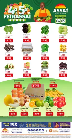 Assaí Atacadista ofertas - PE - Pré-Visualização do folheto da loja Assaí Atacadista, válido de 04.03.2026