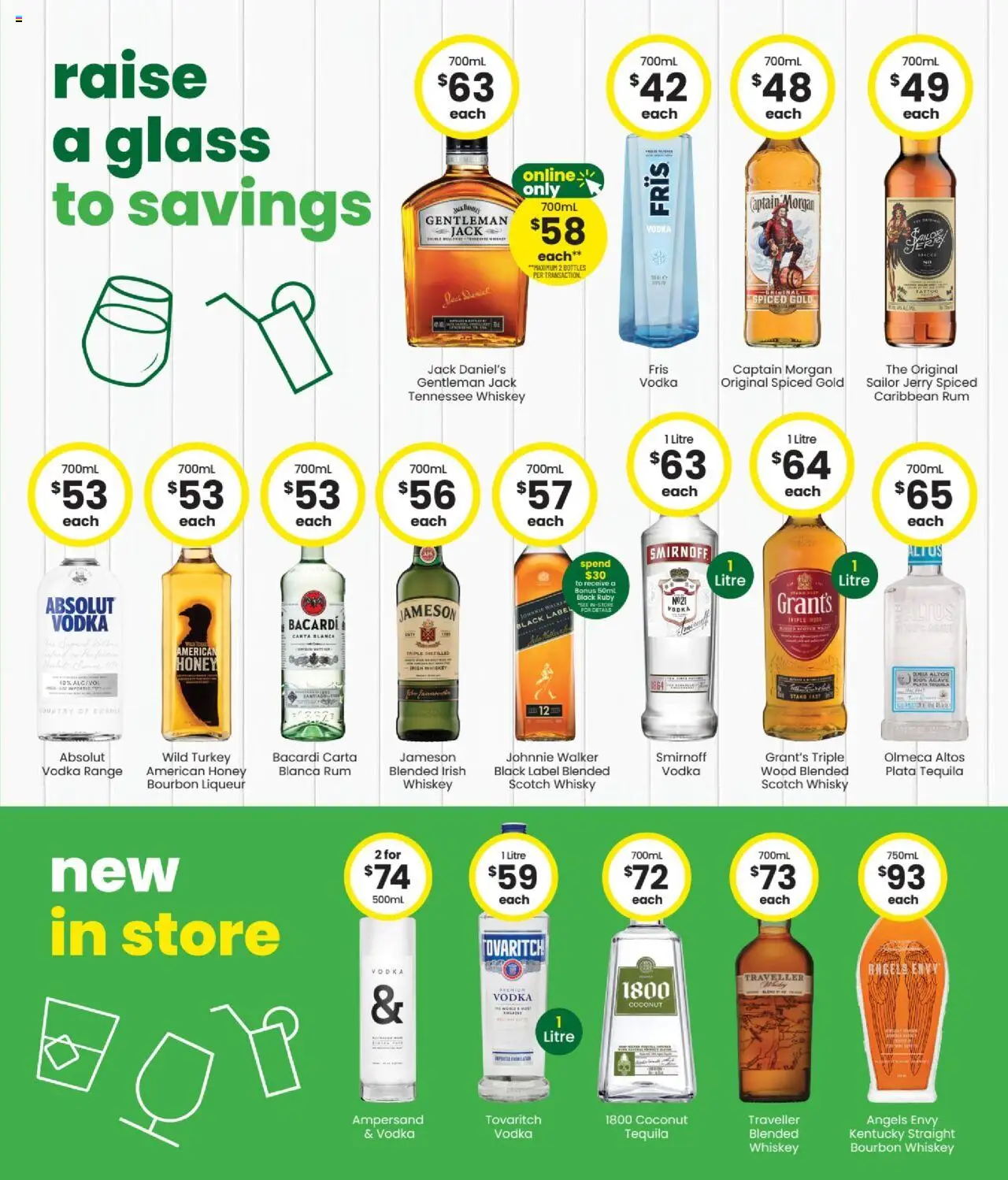 The Bottle-O catalogue - valid from 09.06.2025 | Page: 5 | Products: Vodka, Rum, Scotch, Turkey