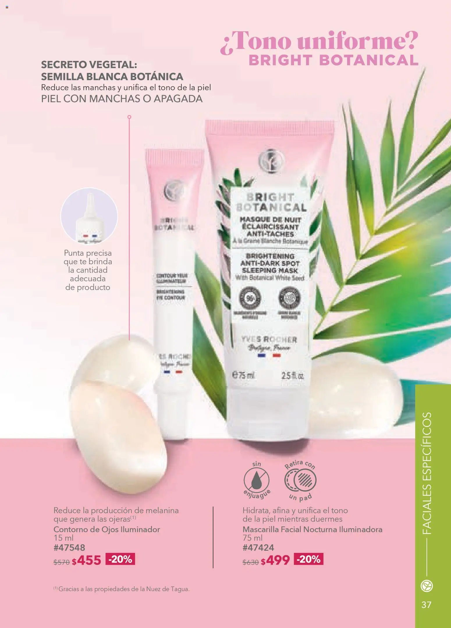 Nuevas ofertas de Yves Rocher válidas en toda la República Mexicana desde el 30.12.2025. ¡Encuentra las mejores ofertas en Yves Rocher campaña 1 2026! | Página: 37 | Productos: Iluminador, Contorno de ojos, Contorno, Mascarilla