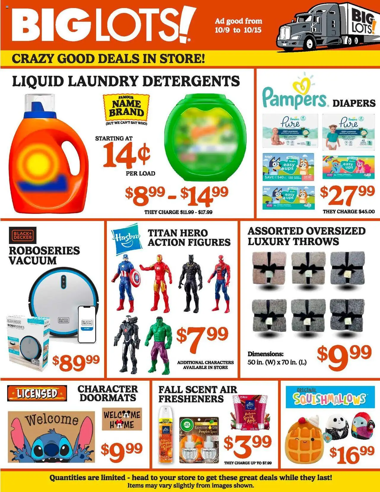 Big Lots Weekly Ad - valid from 09.10.2025 | Page: 2 | Products: Vacuum, Pumpkin