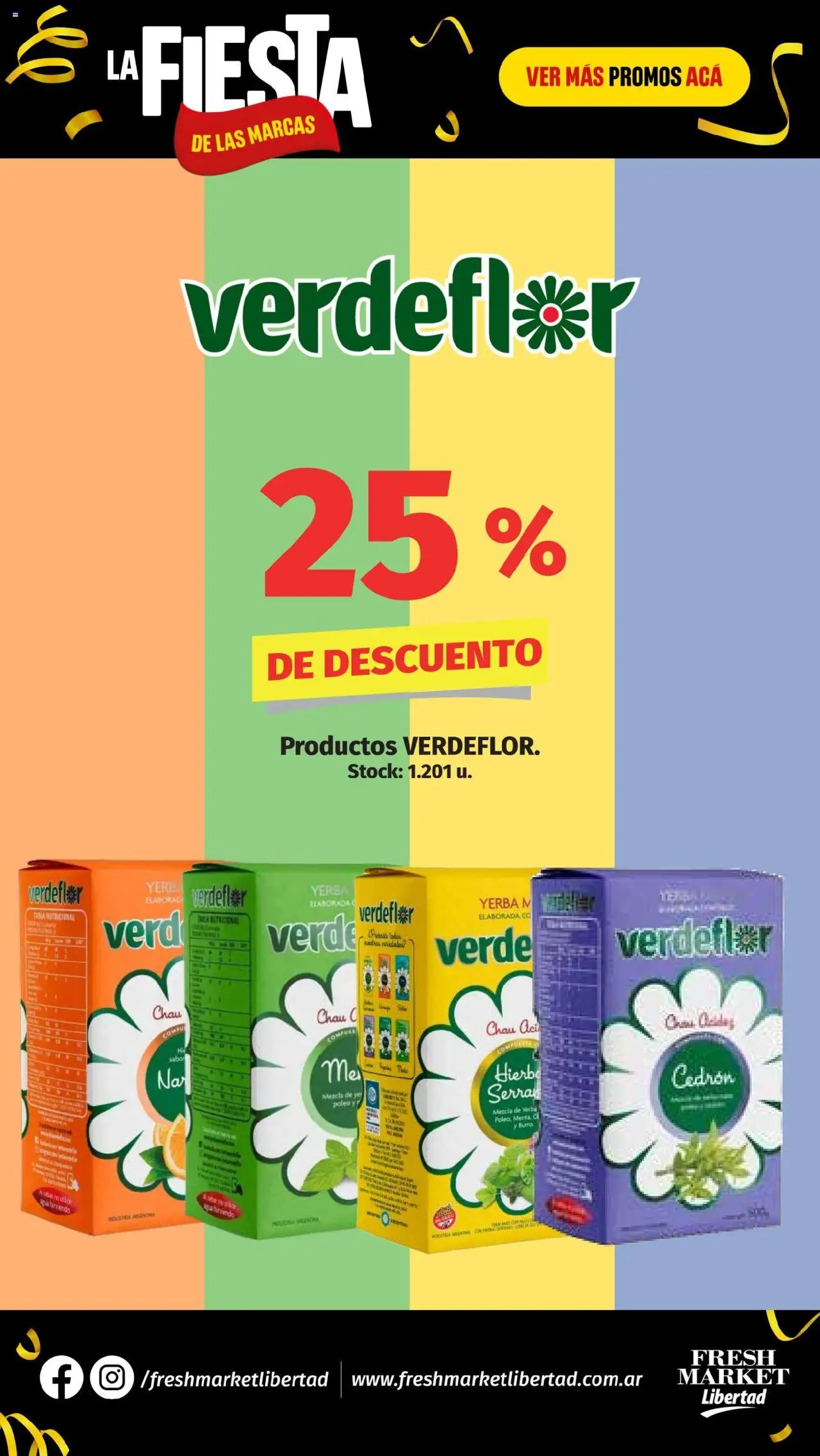 Hipermercado Libertad - La Fiesta  - Fresh │ válido desde el 26.06.2025 | Página: 6 | Productos: Yerba