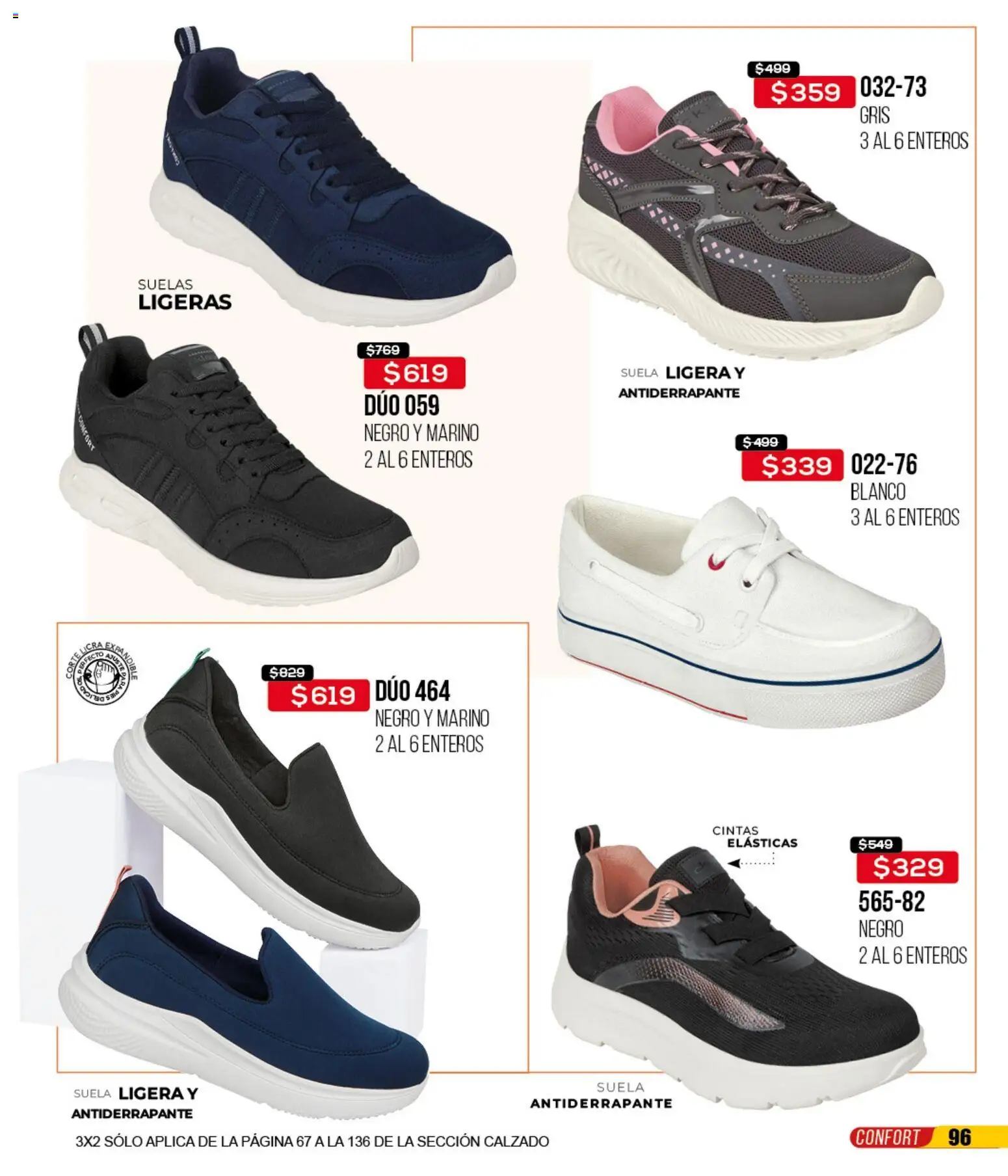 Nuevas ofertas de Cklass válidas en toda la República Mexicana desde el 14.04.2026. ¡Encuentra las mejores ofertas en Cklass catálogo 3X2 Digital Calzado! | Página: 97