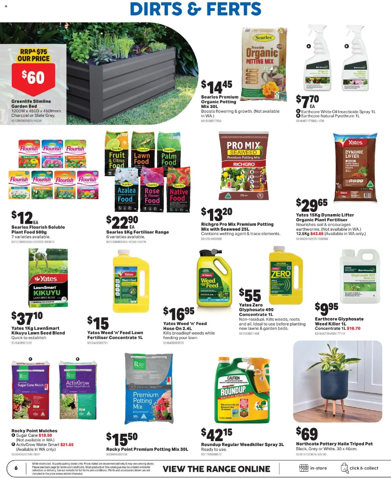 Mitre 10 catalogue - valid from 18.03.2026 | Page: 6 | Products: Native, Weed, Soil, Sugar