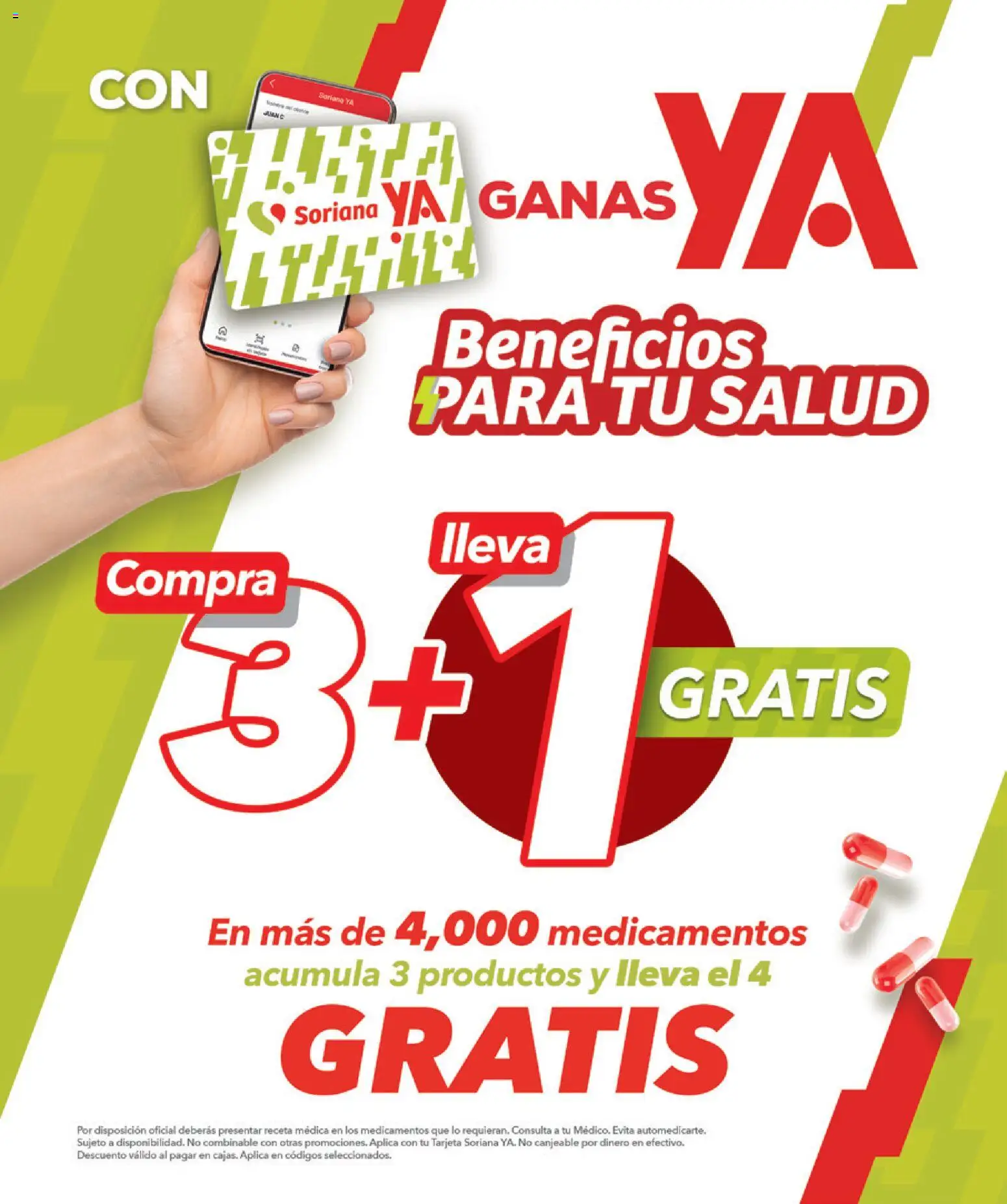 Nuevas ofertas de Soriana válidas en toda la República Mexicana desde el 01.04.2026. ¡Encuentra las mejores ofertas en Soriana Folleto Farmacia Soriana Abril Mercado Nacional! | Página: 8